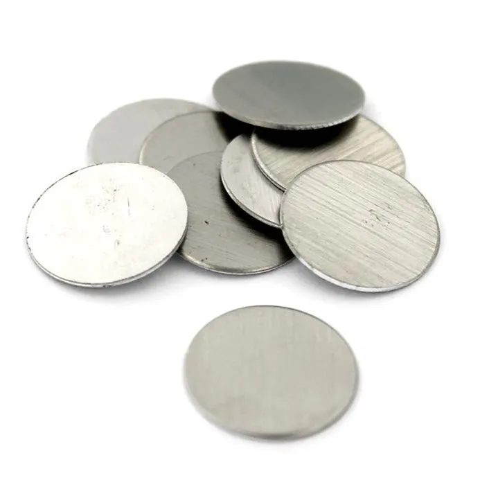 10 Aluminum Round Stamping Blanks - Silver - Choose Your Size!