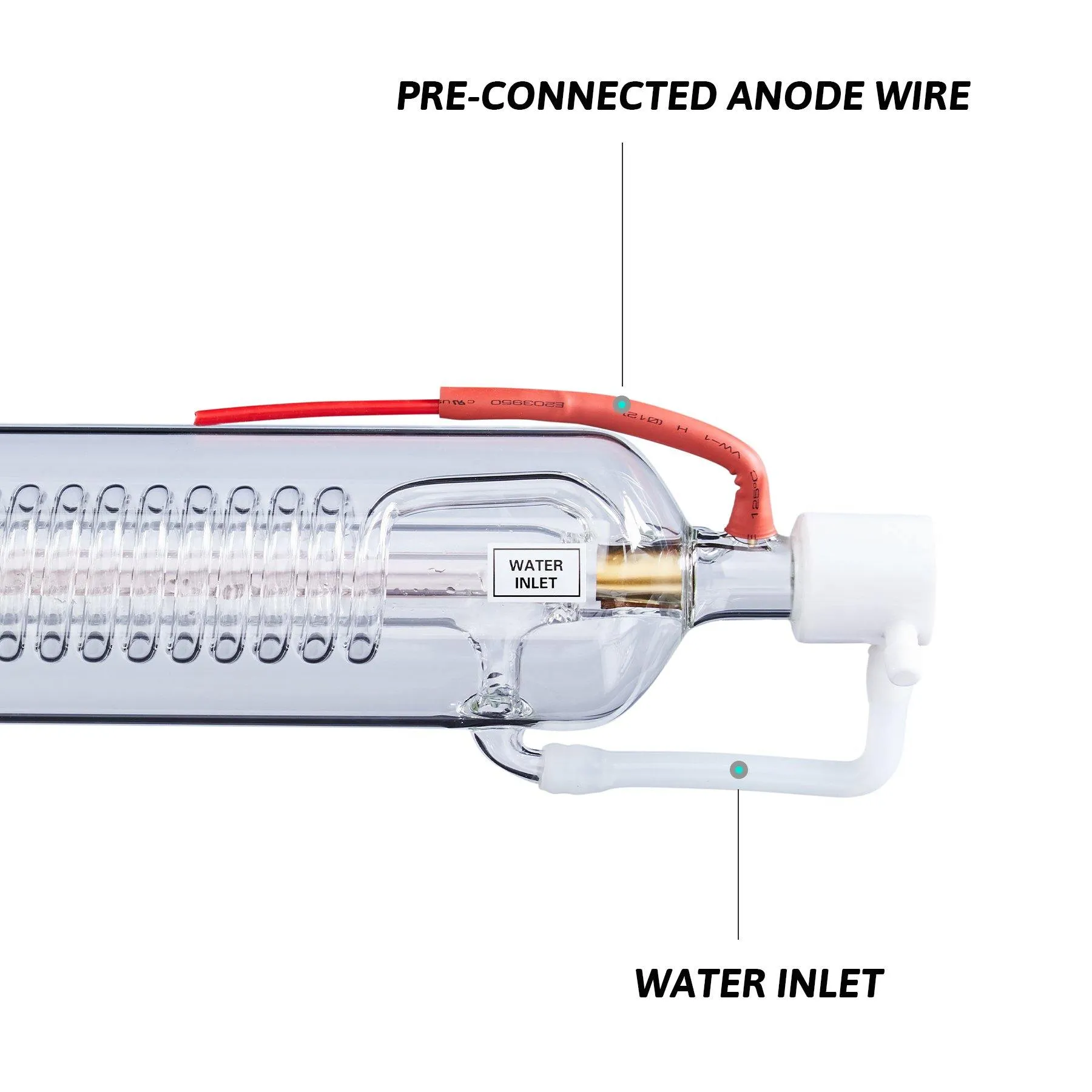 100W CO2 Laser Tube for CO2 Laser Engraver Cutting Machines | 0100