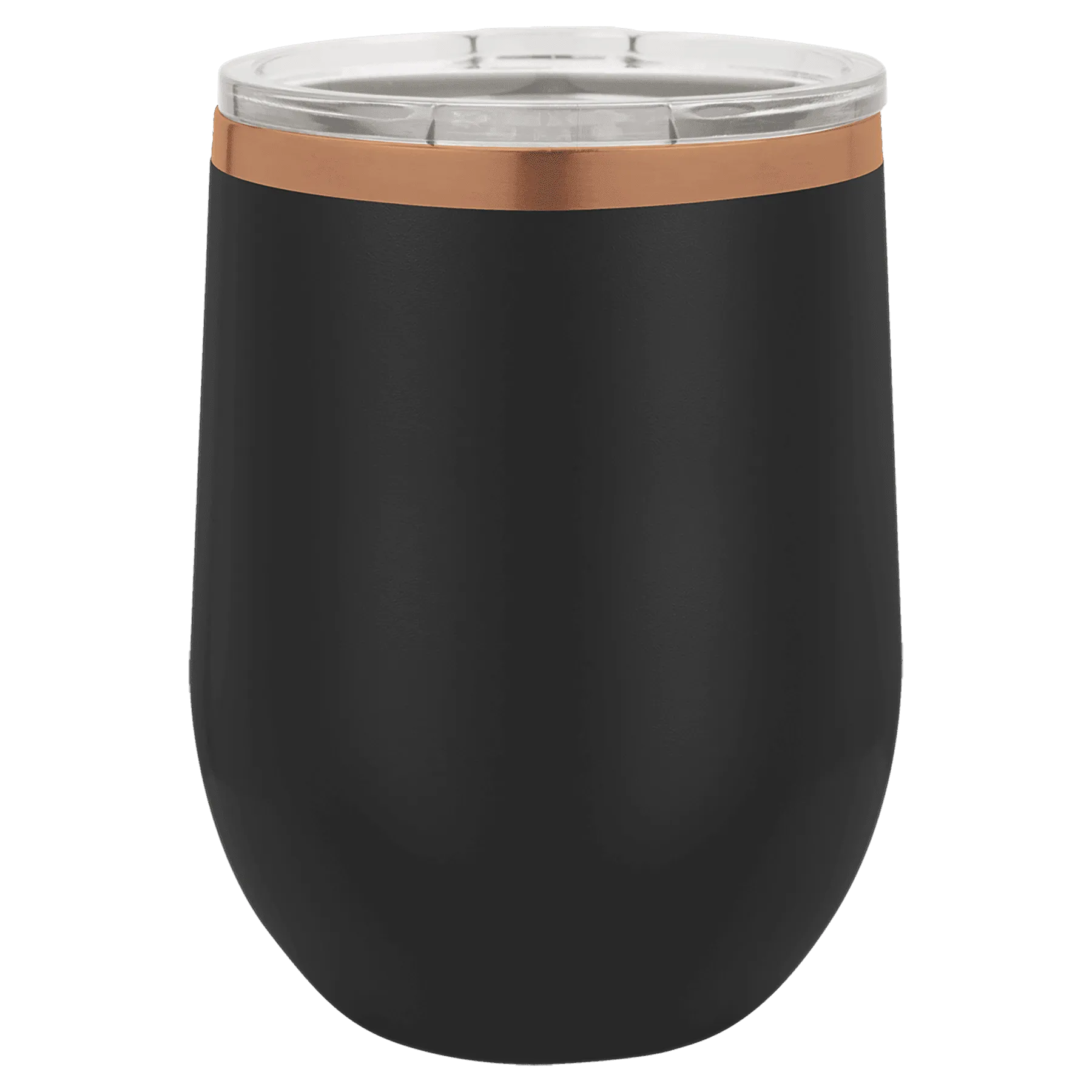 12 oz Blank Stainless Steel Insulated Stemless Wine Tumbler with Lid