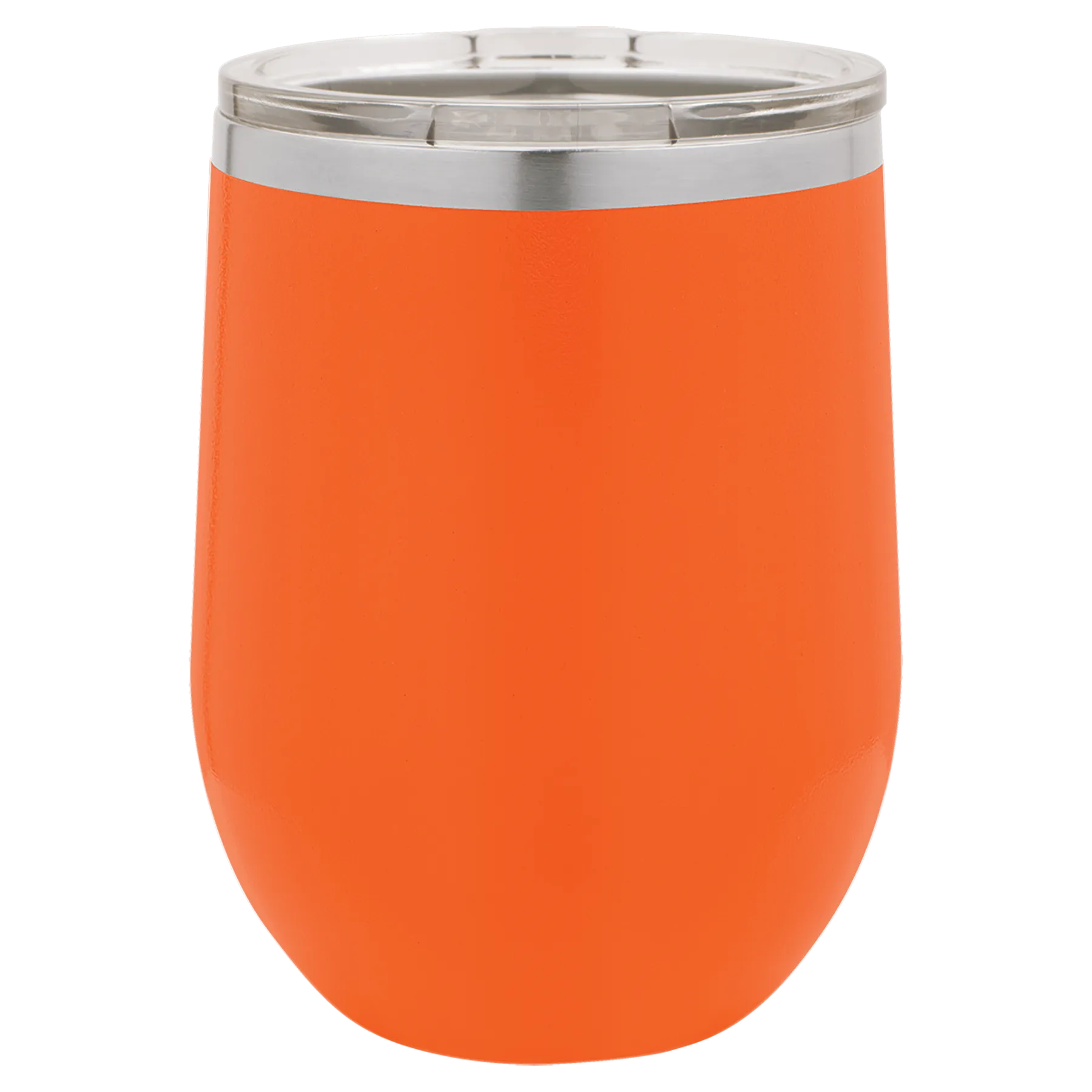 12 oz Blank Stainless Steel Insulated Stemless Wine Tumbler with Lid