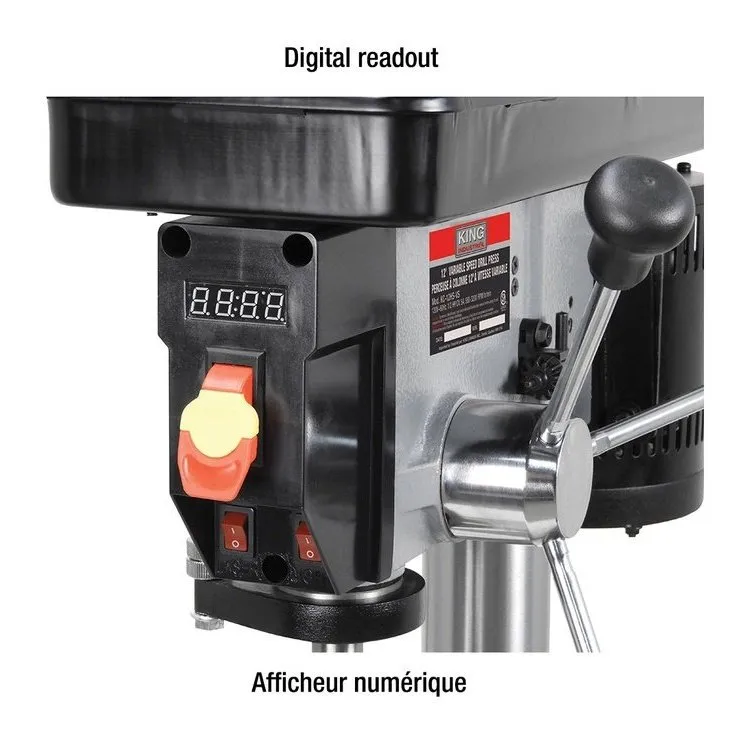 12'' VARIABLE SPEED DRILL PRESS