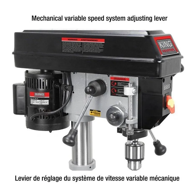 12'' VARIABLE SPEED DRILL PRESS