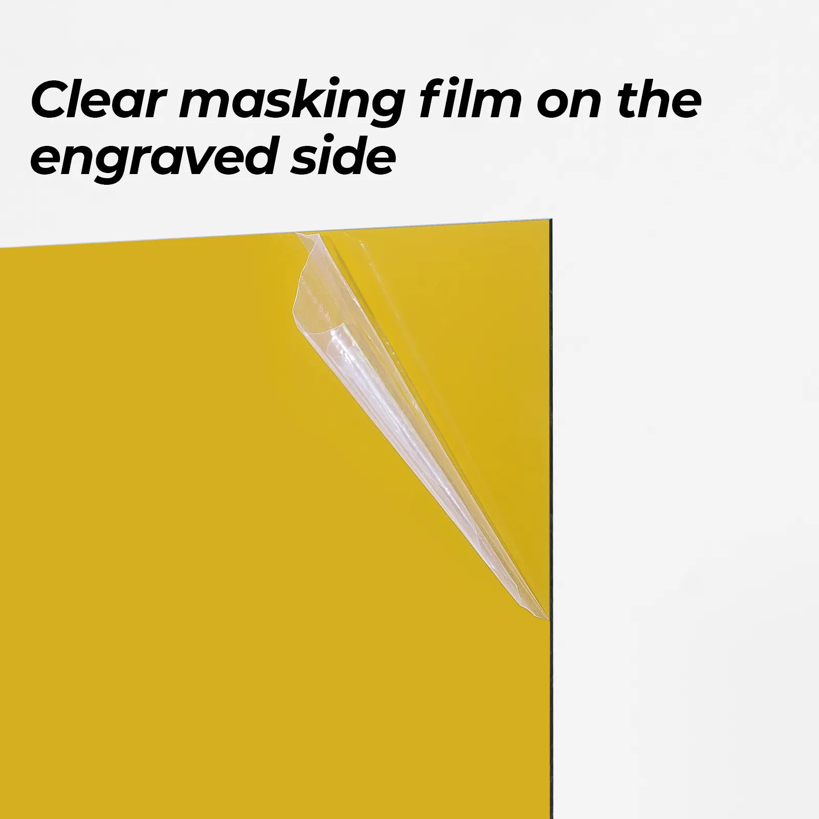 1/20" Laser Engraving Two-Tone Plastic Sheet (5pcs)
