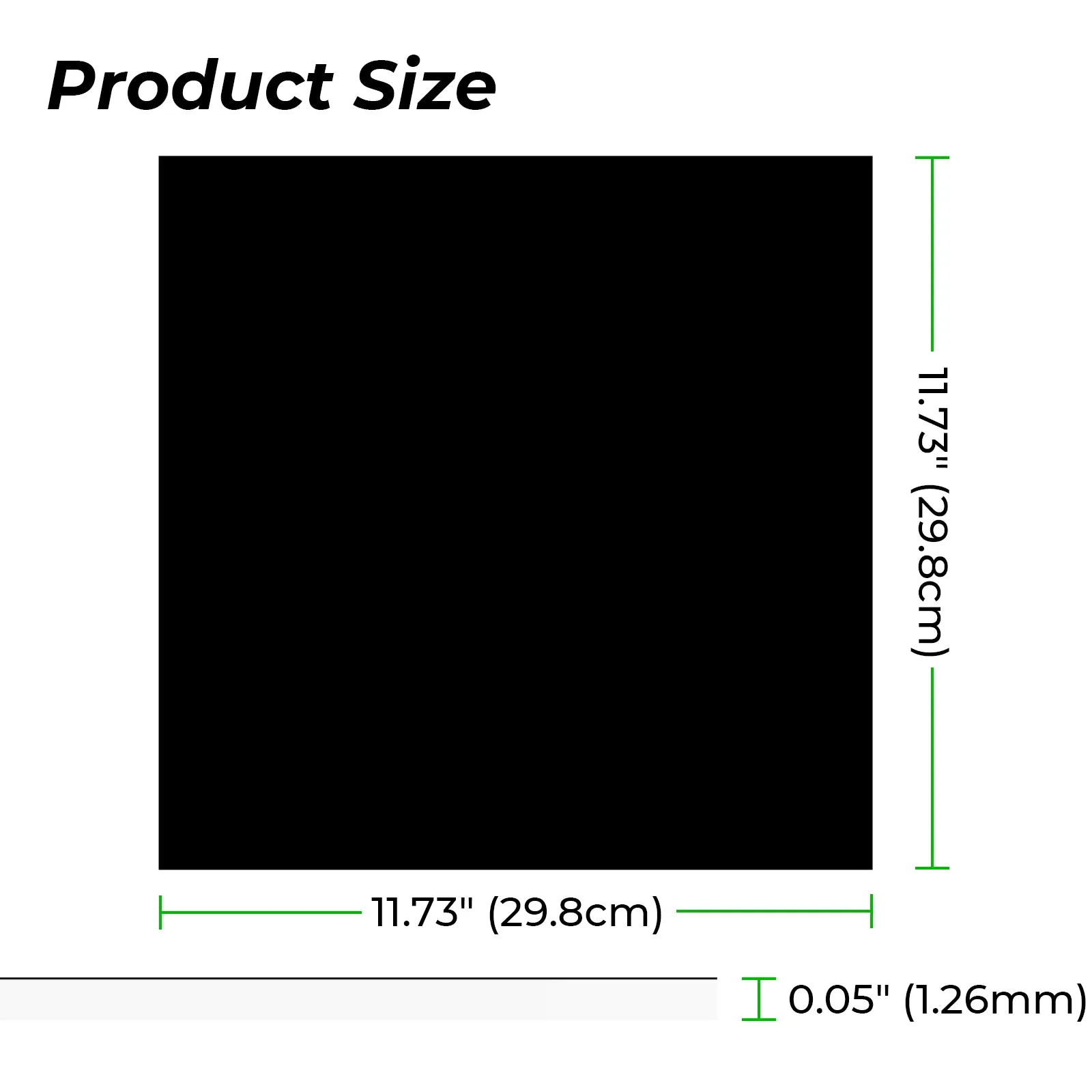 1/20" Laser Engraving Two-Tone Plastic Sheet Black to White (5pcs)