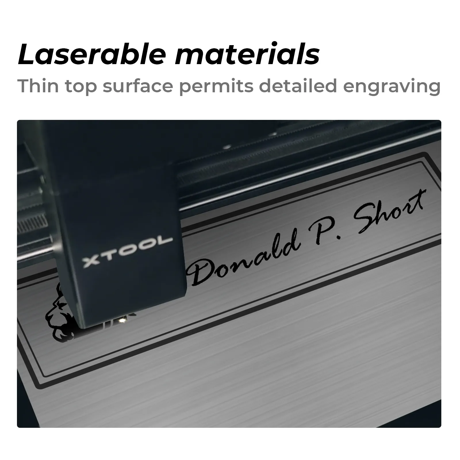 1/20" Laser Engraving Two-Tone Plastic Sheet Silver to Black Brushed (5pcs)