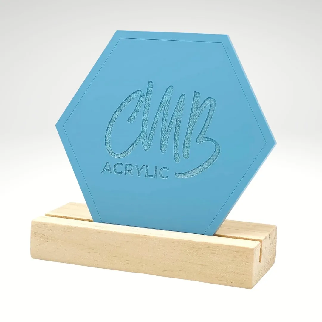 1/4" Matte  Pastel Aquamarine Cast Acrylic Sheets | Matte/Gloss Finish