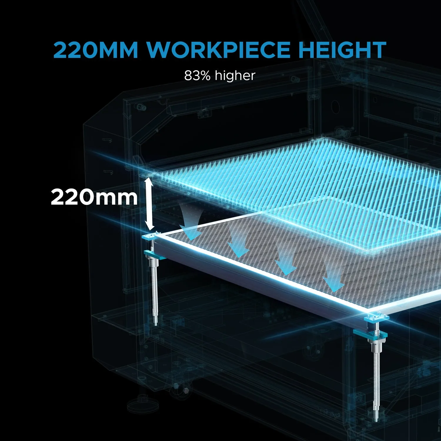 150W CO2 Laser Cutter and Engraver with 1600x1000mm Engraving Area with Auto Focus| PRONTO 75