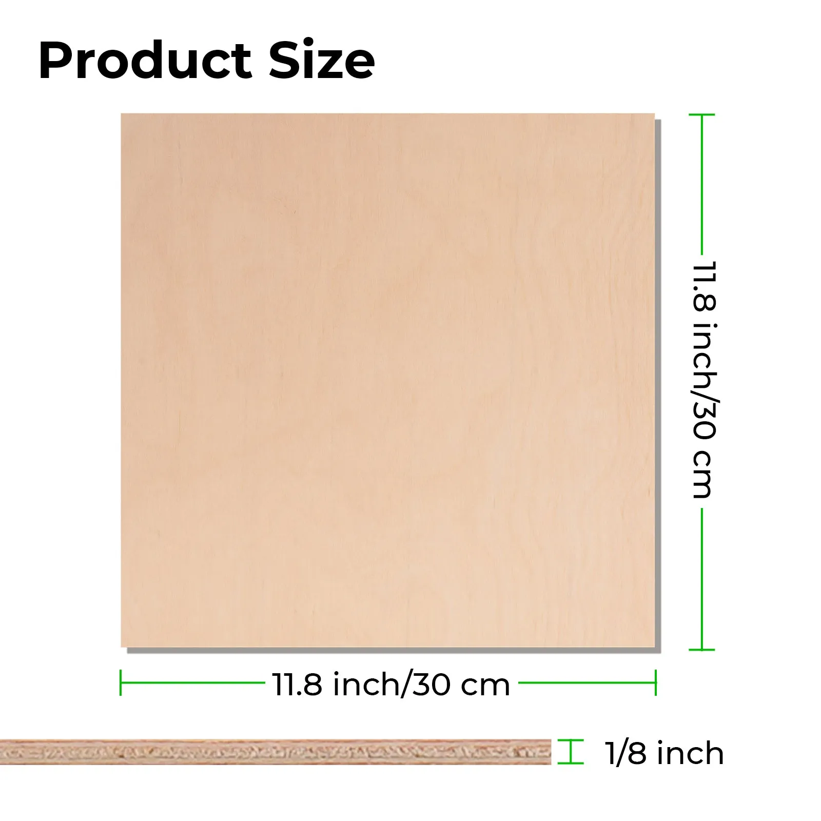 1/8" Birchwood Plywood Sheets (6pcs)
