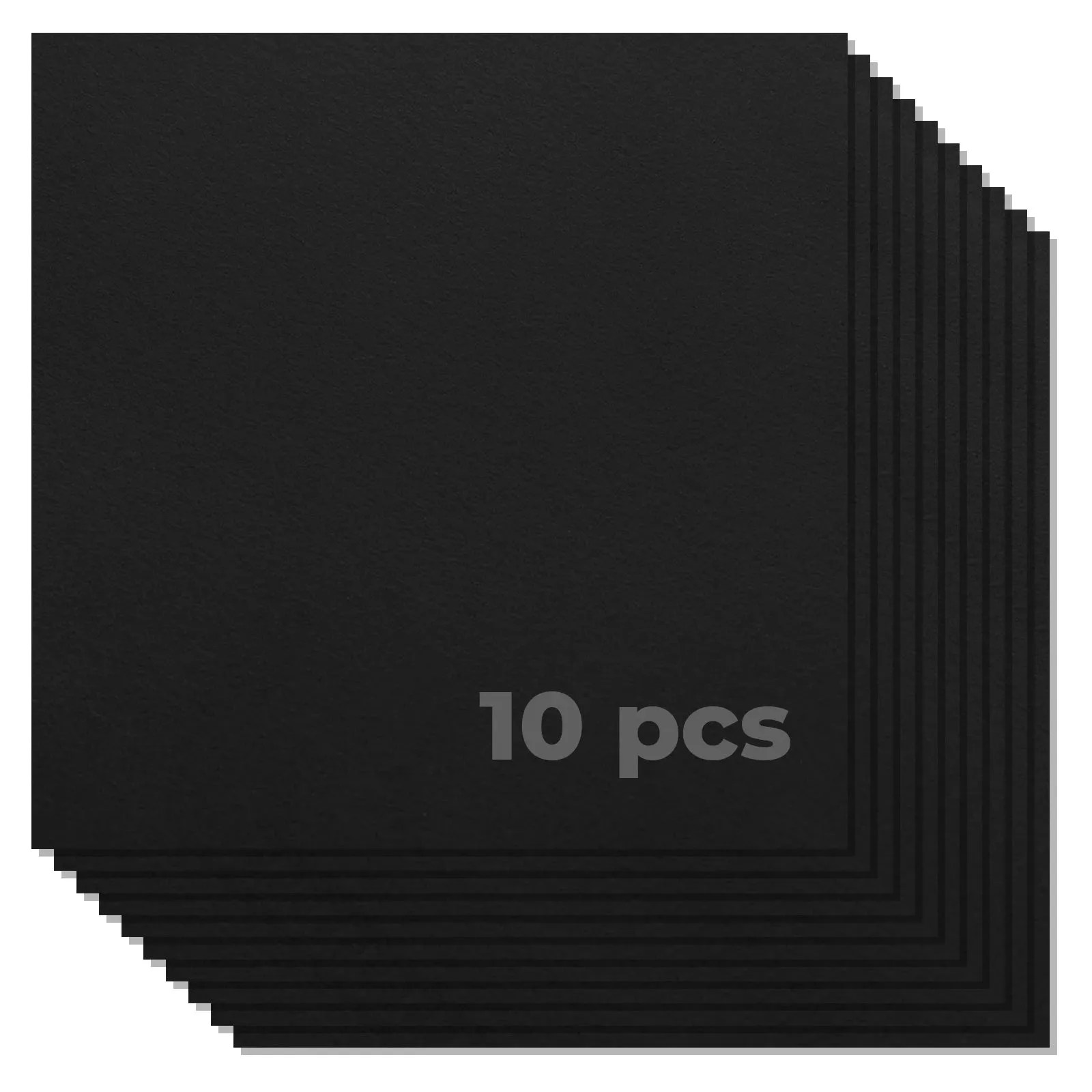 1/8" Black MDF Board (10pcs)