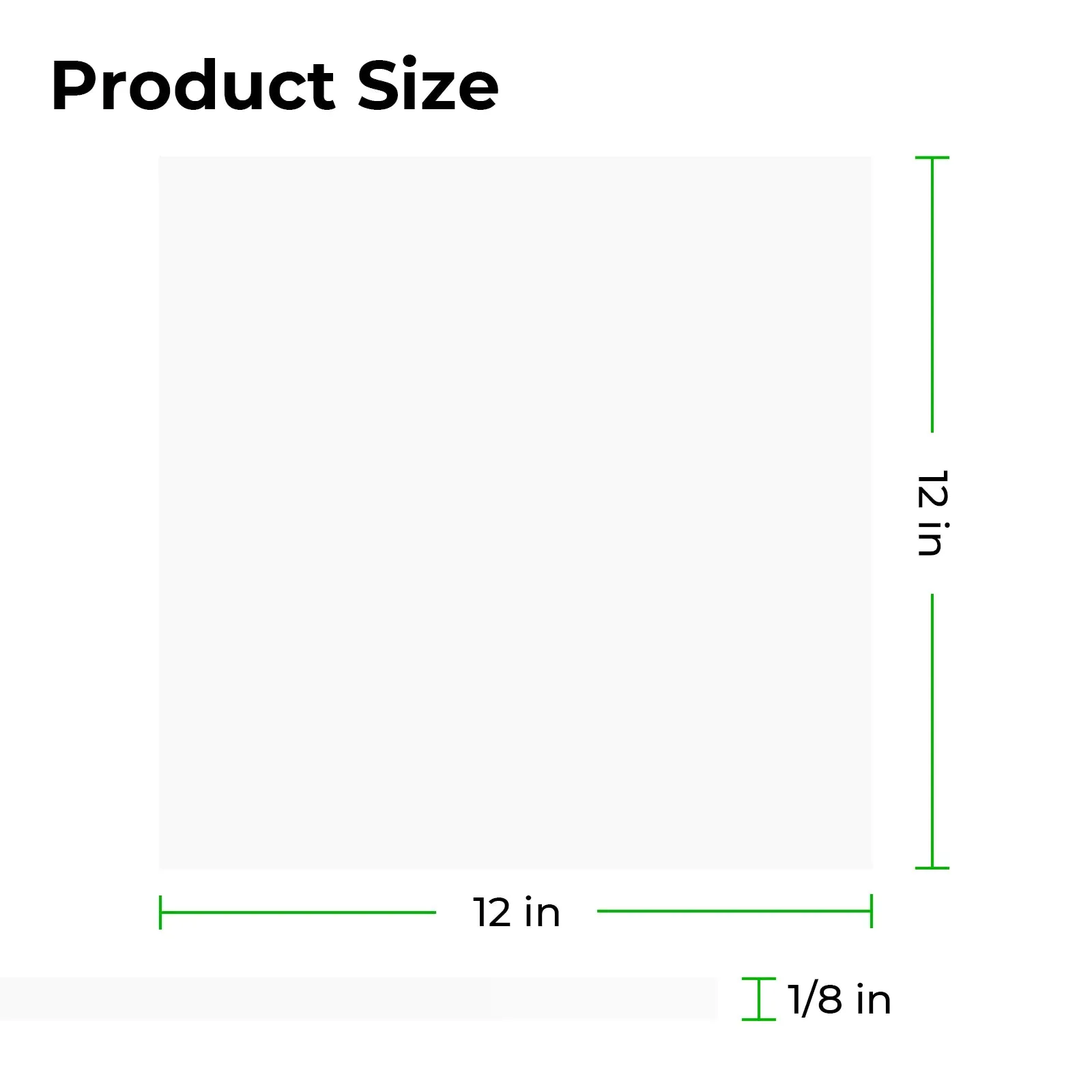 1/8" Frosted Acrylic Sheet Plexiglass (3pcs)