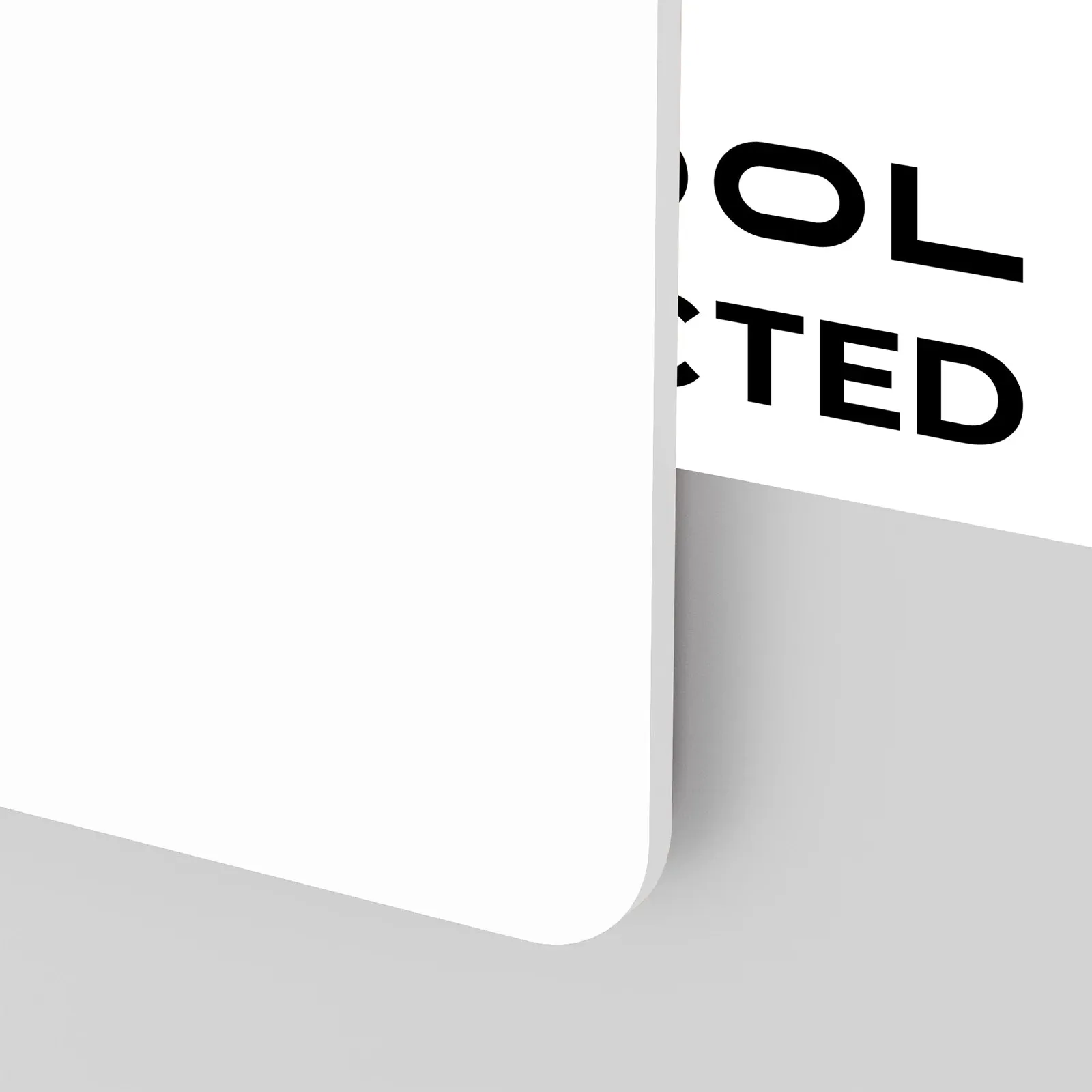 1/8" Frosted Acrylic Sheet Plexiglass (3pcs)