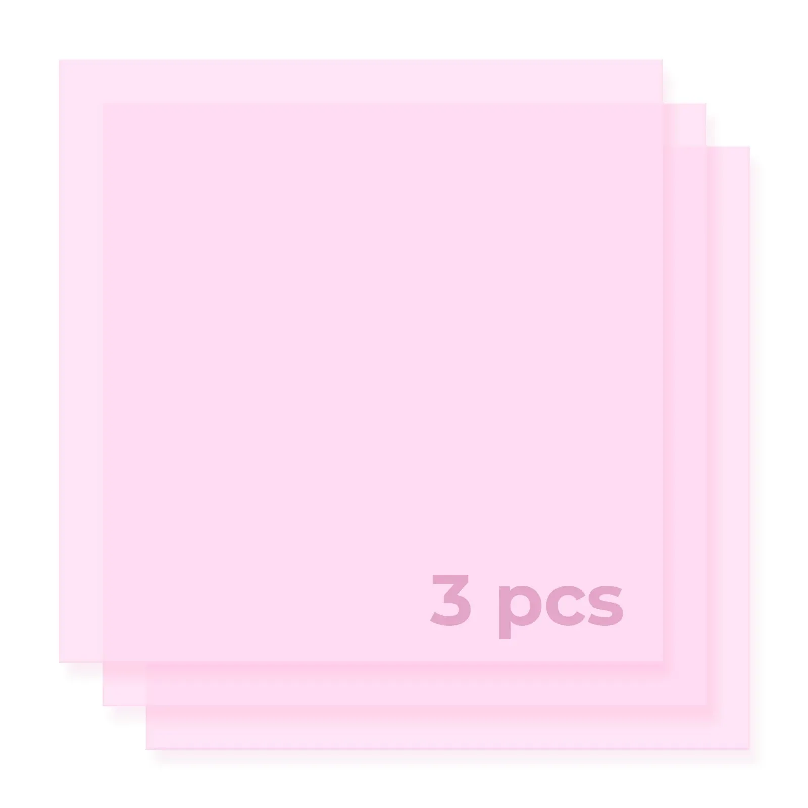 1/8" Frosted Acrylic Sheet Plexiglass (3pcs)