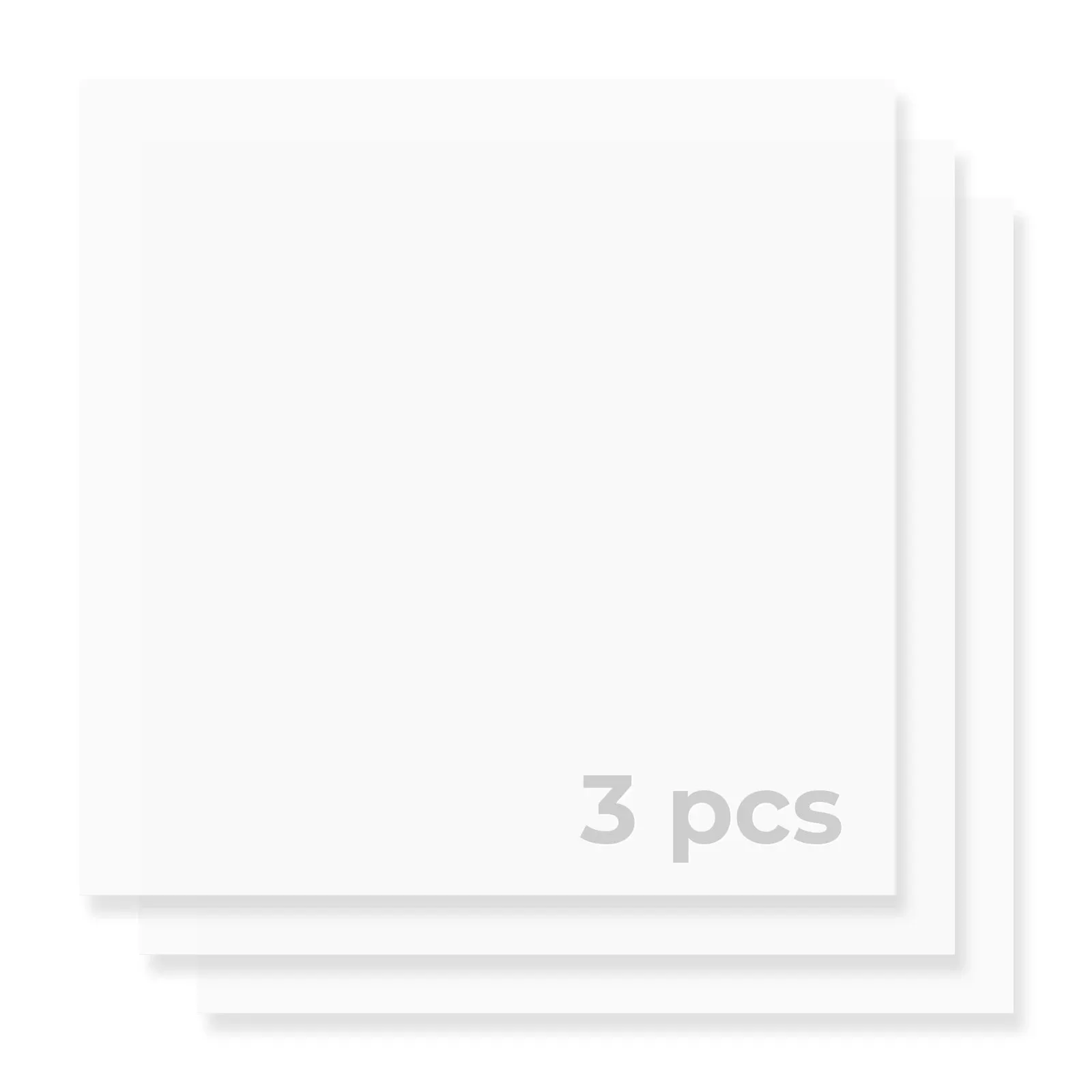 1/8" Frosted Acrylic Sheet Plexiglass (3pcs)