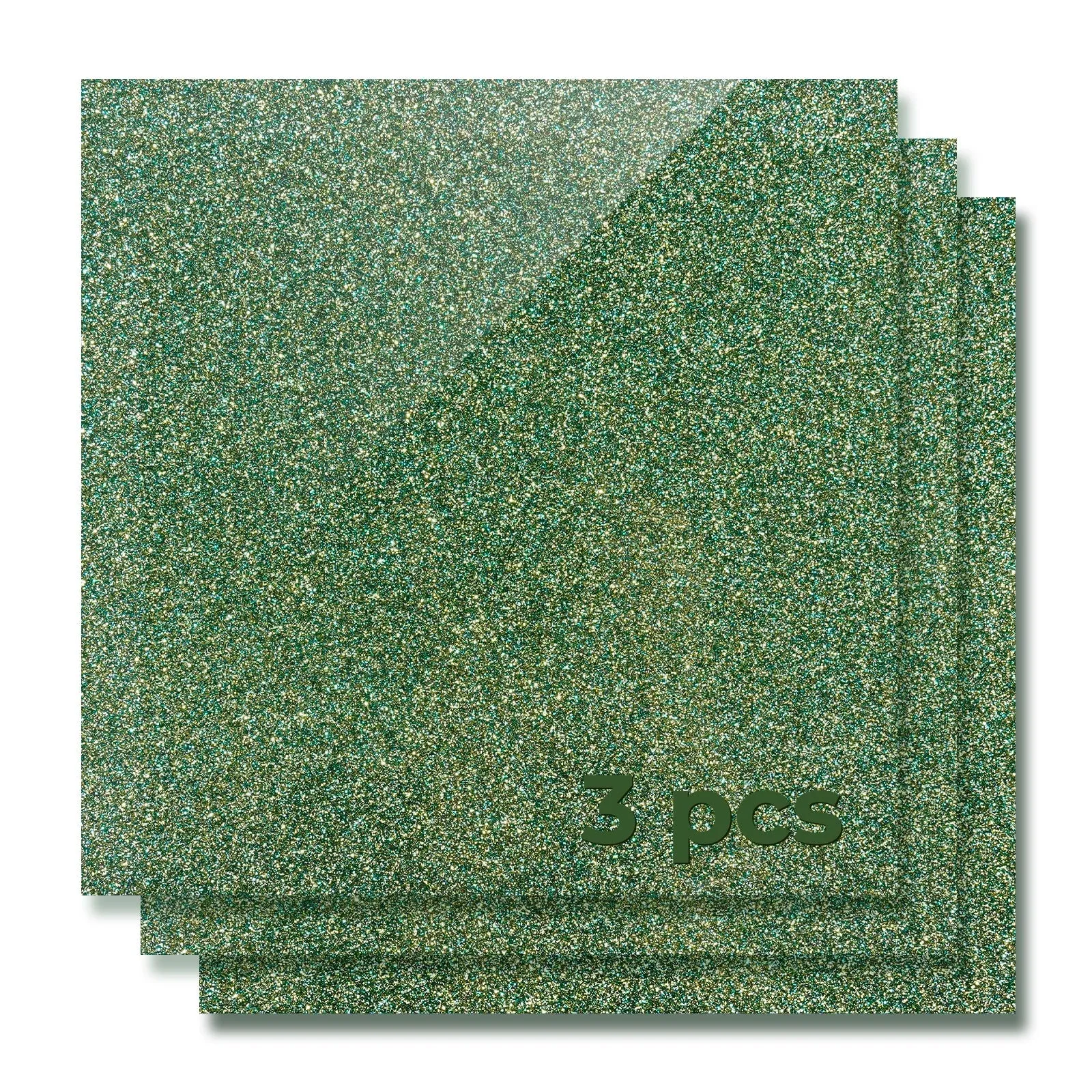 1/8" Glitter Opaque Glossy Acrylic Sheet Plexiglass (3pcs)