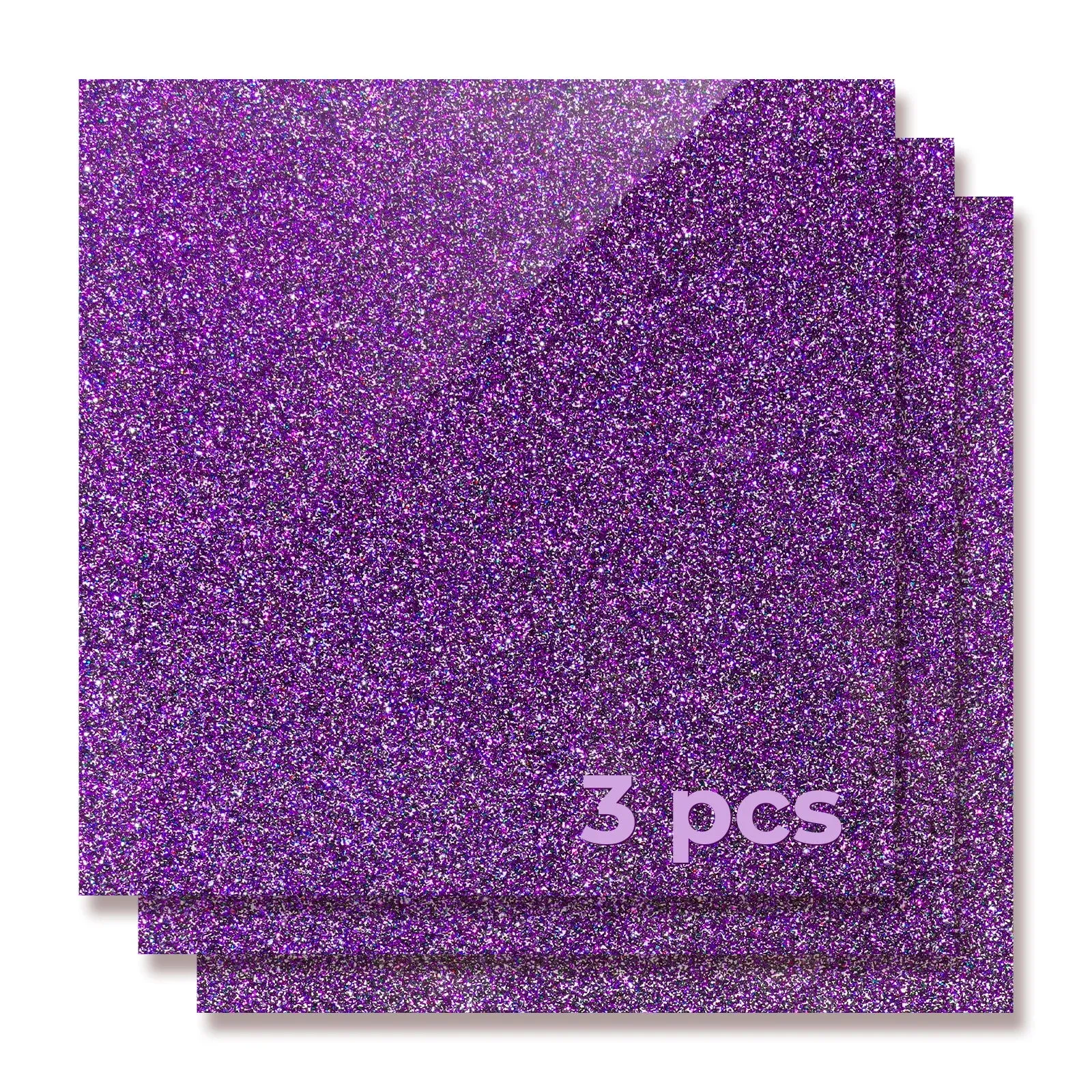 1/8" Glitter Opaque Glossy Acrylic Sheet Plexiglass (3pcs)