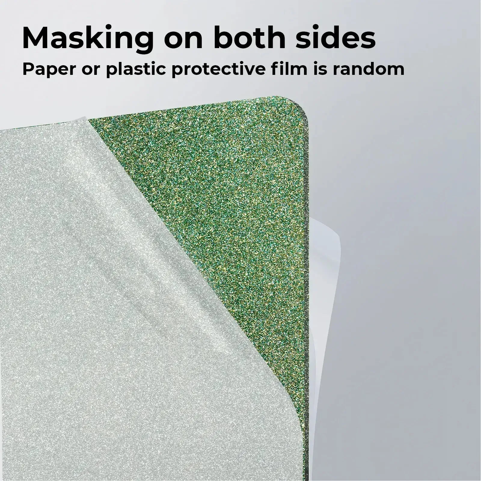 1/8" Glitter Opaque Glossy Acrylic Sheet Plexiglass (3pcs)