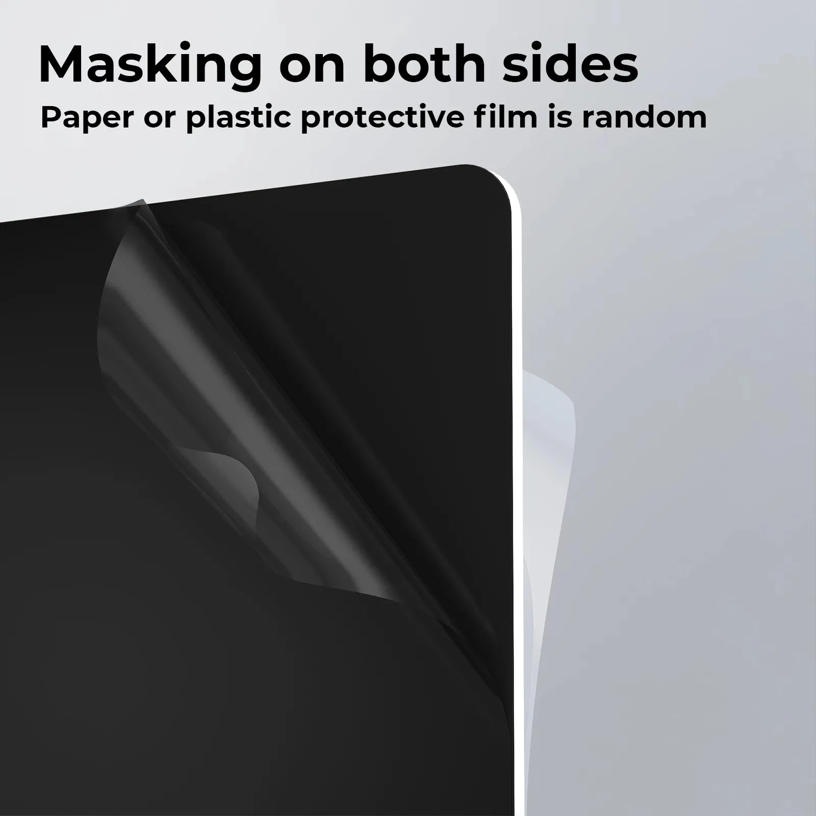 1/8" Two-Tone Acrylic Sheet Plexiglass (3pcs)