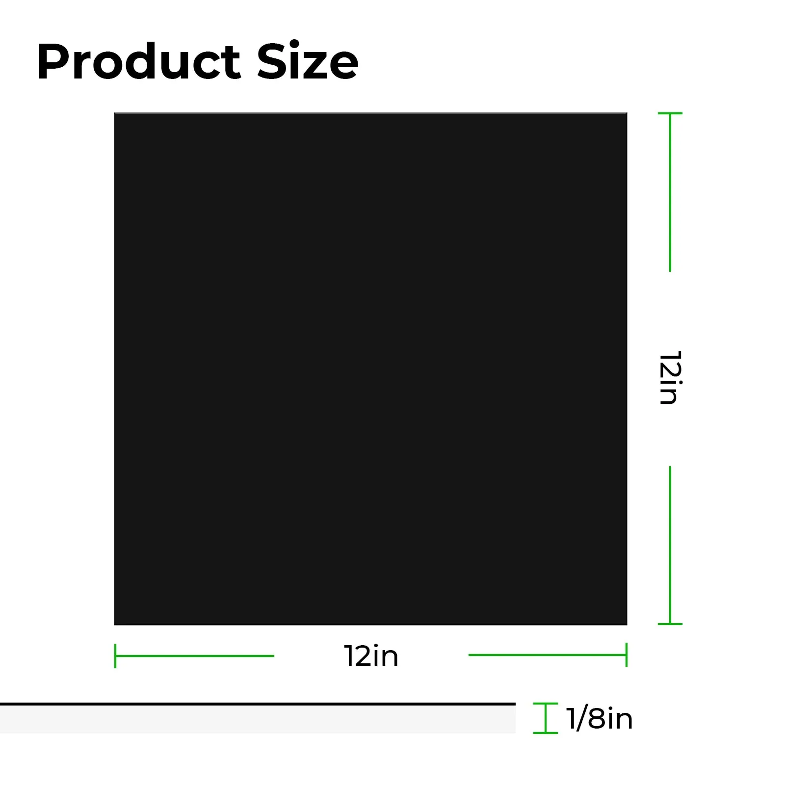 1/8" Two-Tone Acrylic Sheet Plexiglass (3pcs)