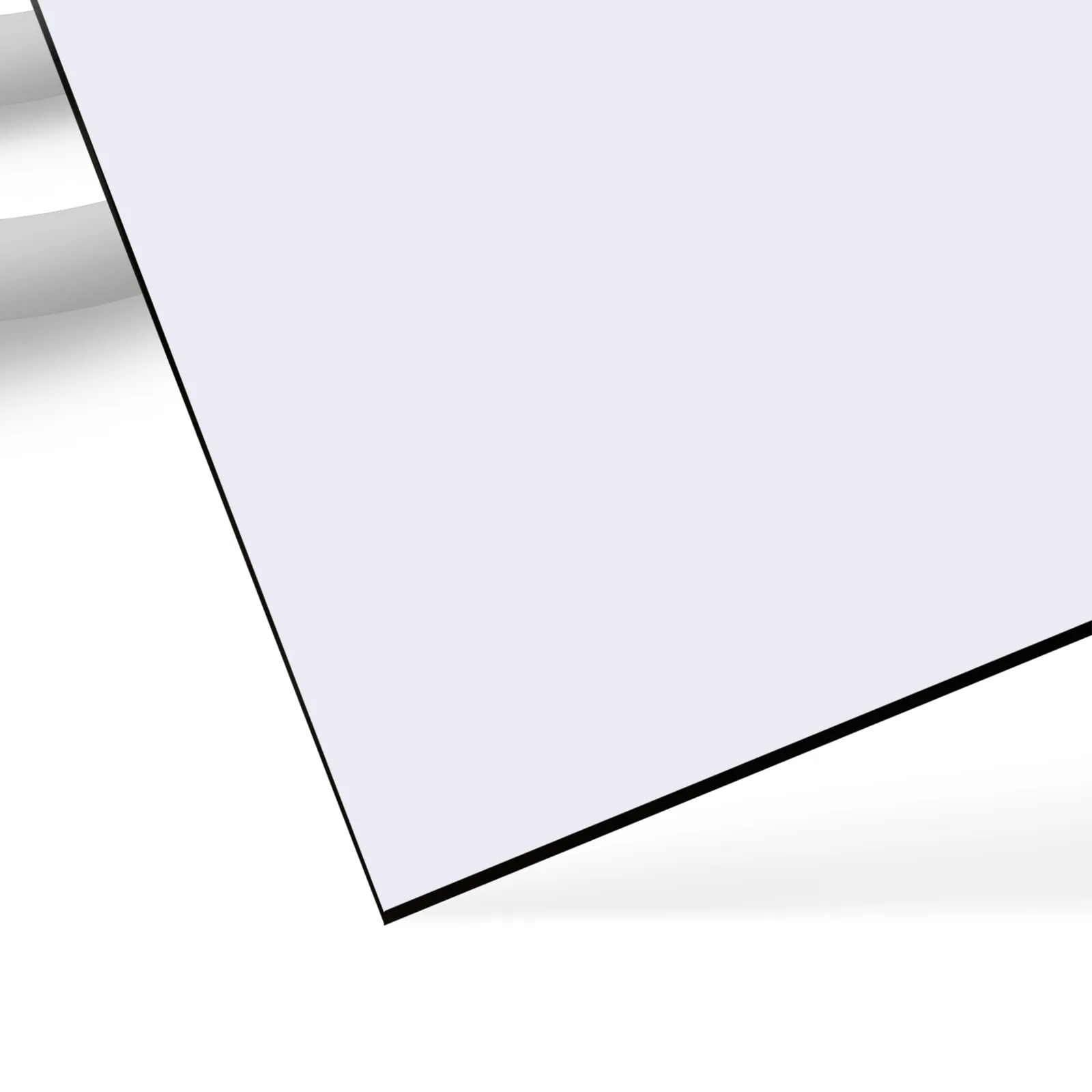 1/8" White to Black Two-Tone Acrylic Sheet for Diode Laser Cutting (3pcs)