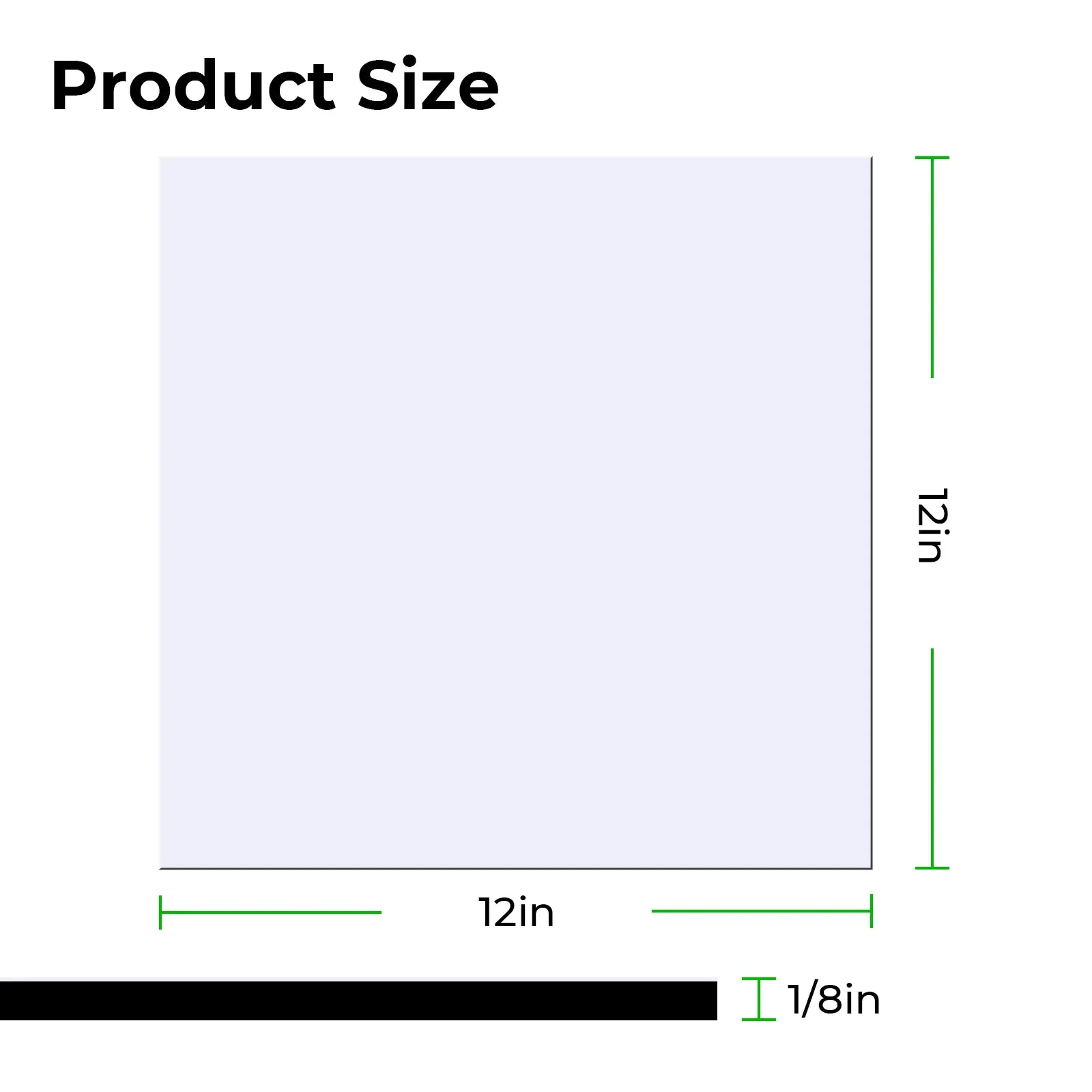 1/8" White to Black Two-Tone Acrylic Sheet for Diode Laser Cutting (3pcs)