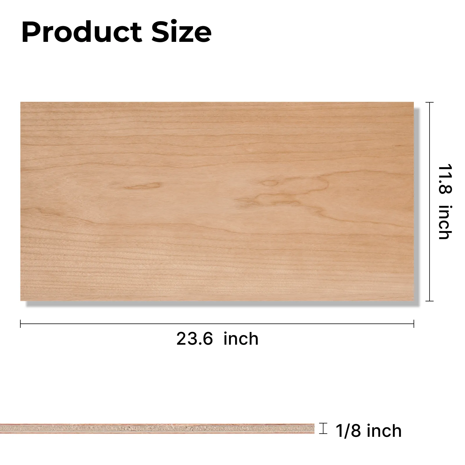 1/8"x12"x24" Plywood Sheets (6pcs)