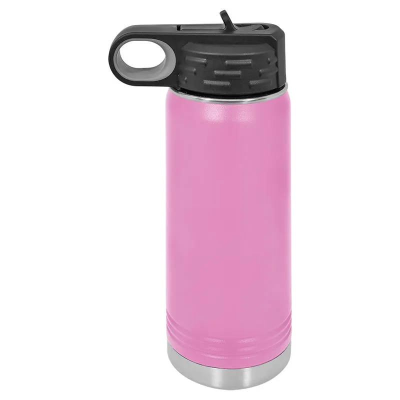 20 oz Stainless Steel Powder Coated Blank Insulated Sport Water Bottle Polar Camel