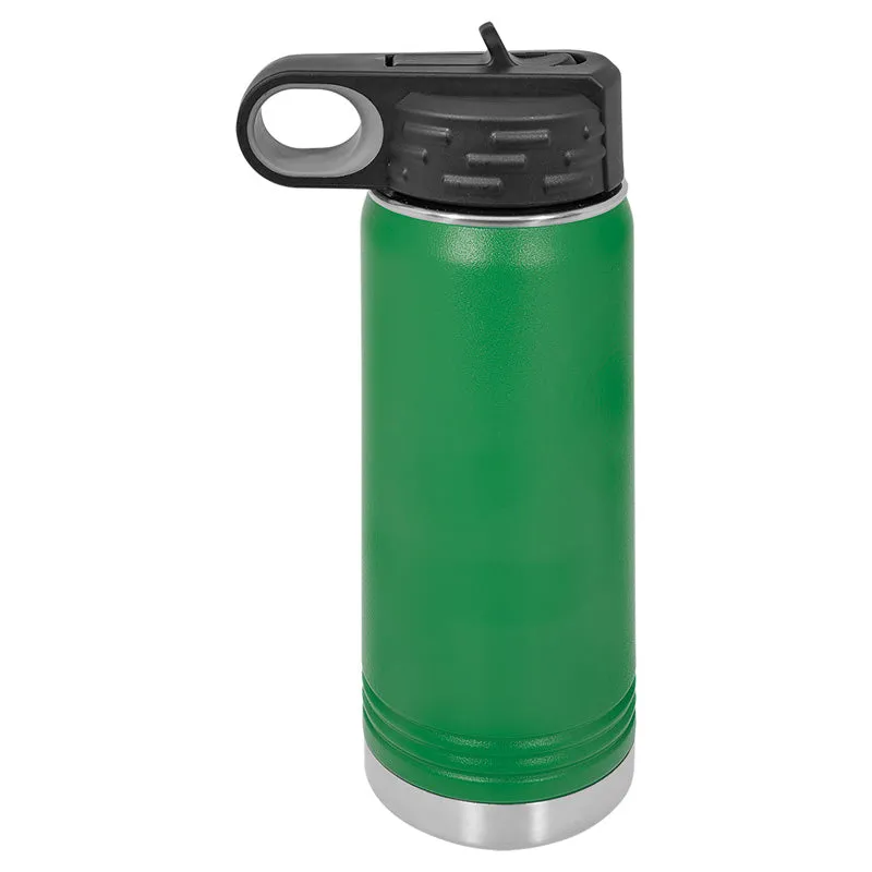 20 oz Stainless Steel Powder Coated Blank Insulated Sport Water Bottle Polar Camel