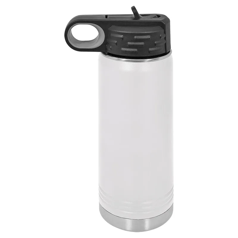 20 oz Stainless Steel Powder Coated Blank Insulated Sport Water Bottle Polar Camel