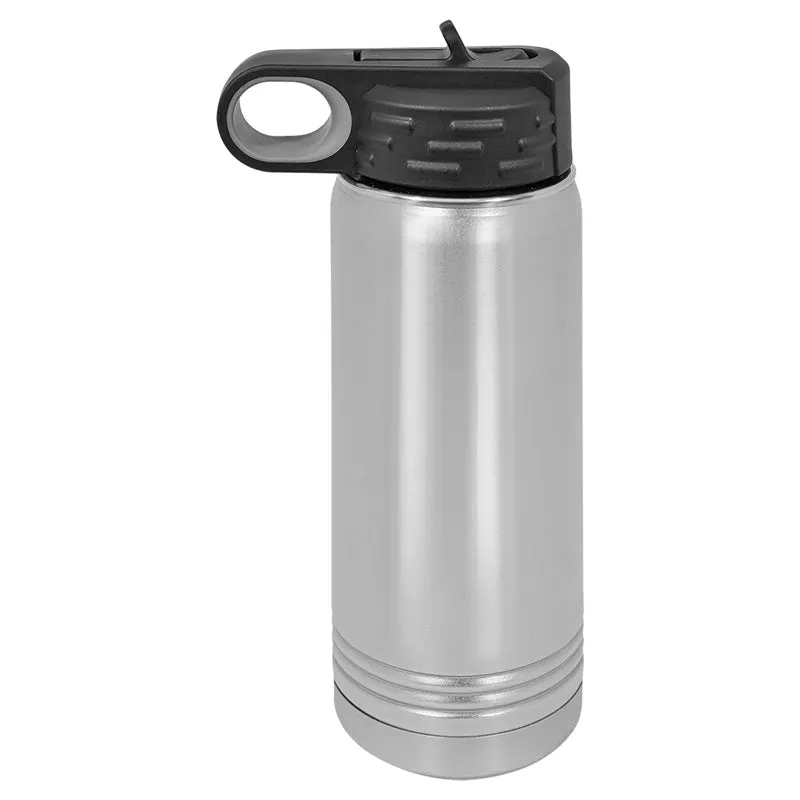 20 oz Stainless Steel Powder Coated Blank Insulated Sport Water Bottle Polar Camel