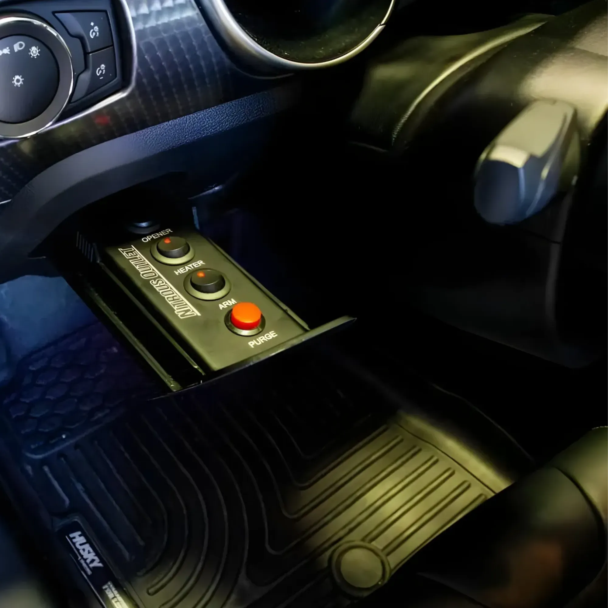 2015-20 Mustang Sunglass Cubby Nitrous Switch Panel
