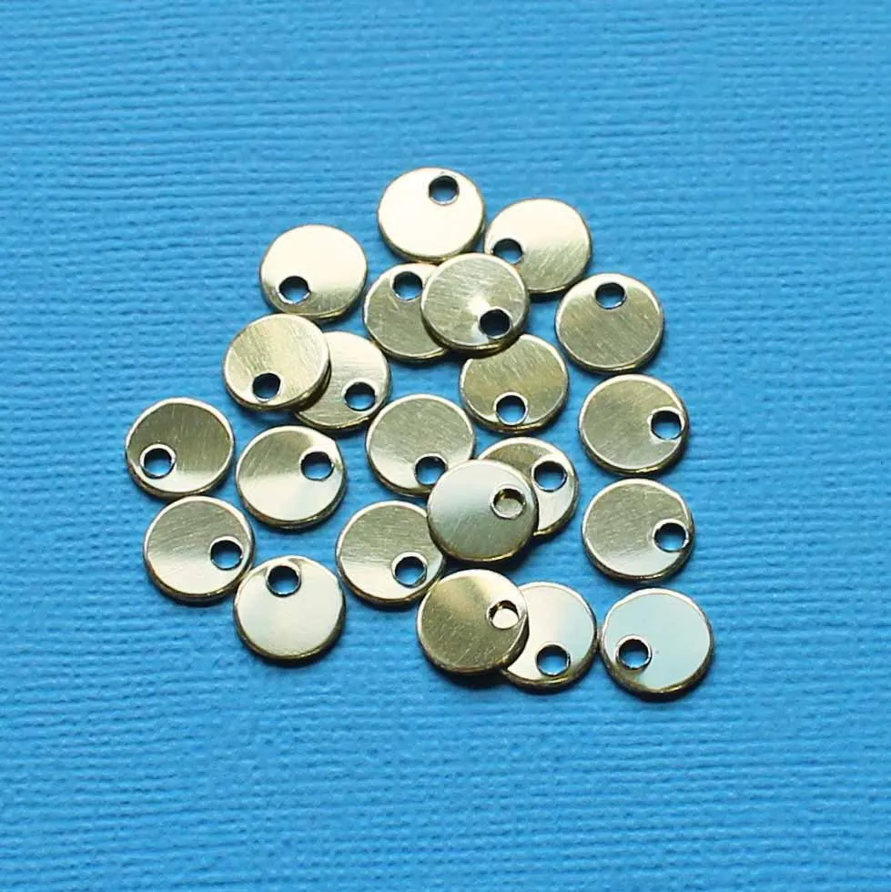 25 Round Aluminum Stamping Blanks - Choose Your Color!