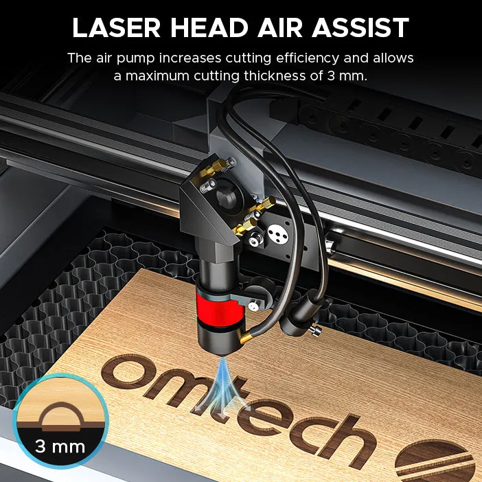 40W Desktop Laser Cutter with a 300x200mm Engraving Area | K40 Plus