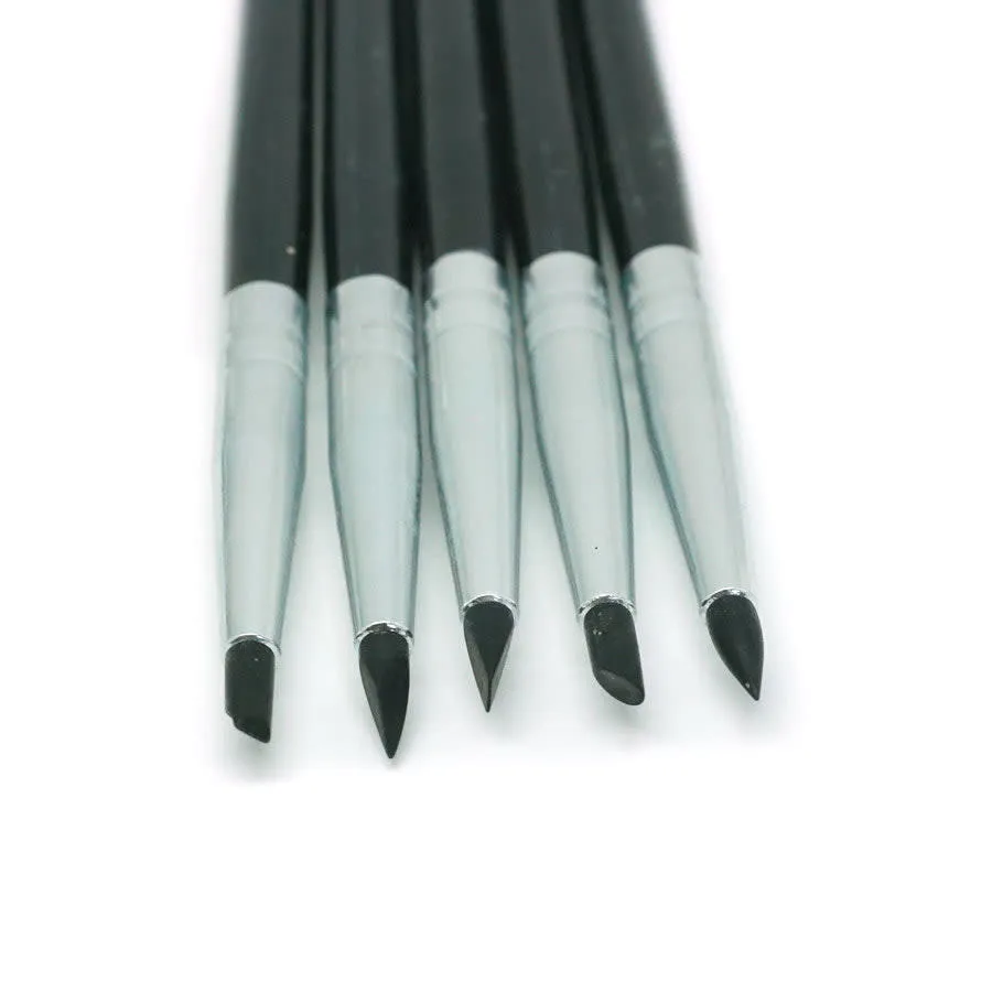 5 Piece Silicone Paint Brush Set