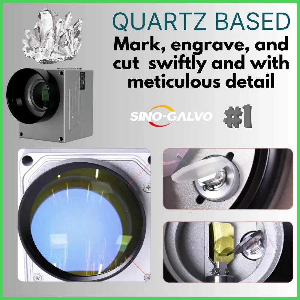 50W, 100W & 120W Industrial Grade workstation fiber marking, engraving and cutting QUARTZ STATION Series FlexMax Laser