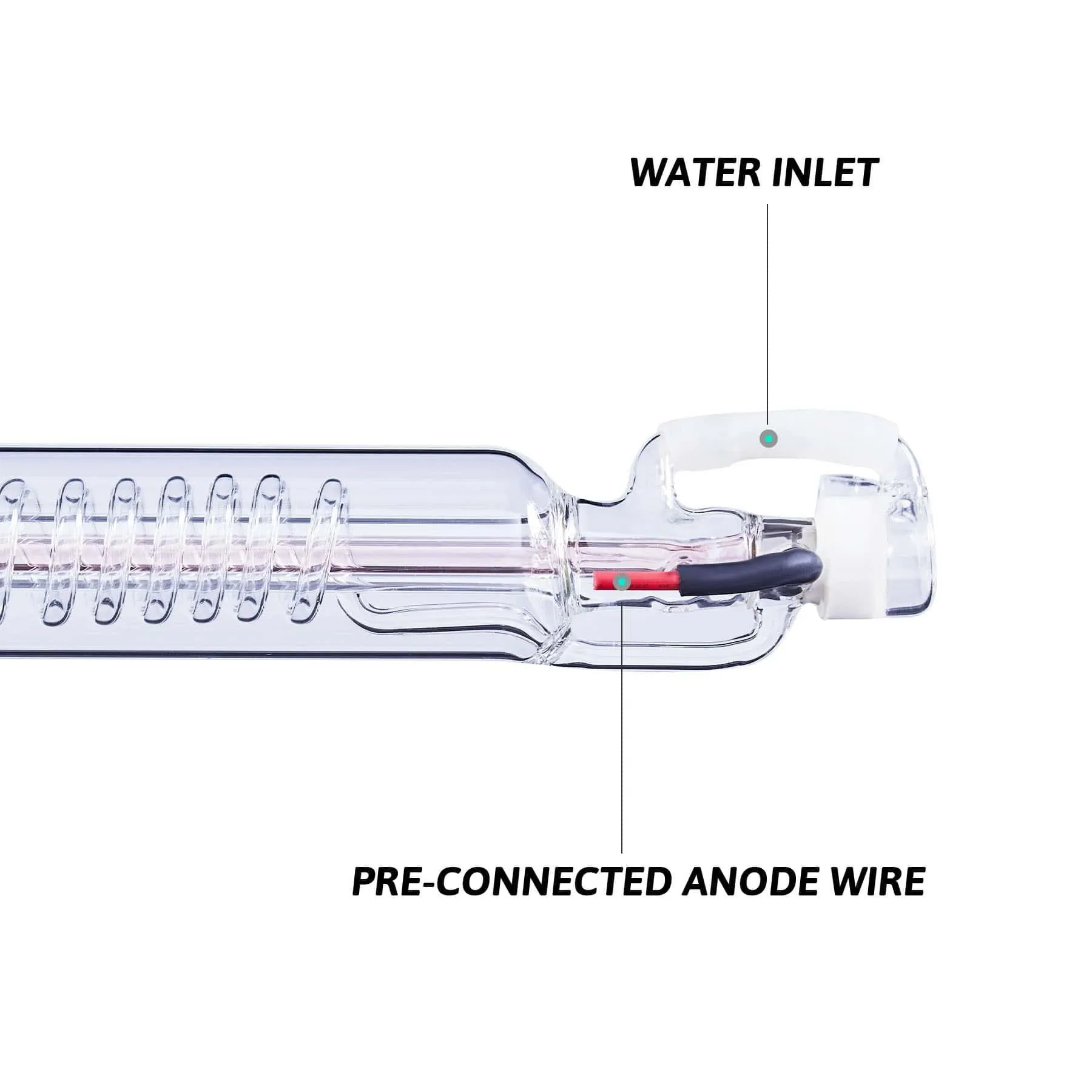 50W CO2 Laser Tube for Laser Engraver Cutting Machines | 0350