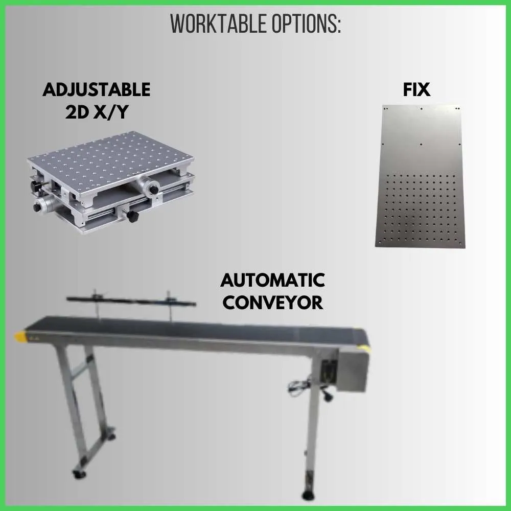 50W Industrial Grade workstation fiber marker and engraver MARK STATION Series FlexMax Laser Marking and Engraving machine