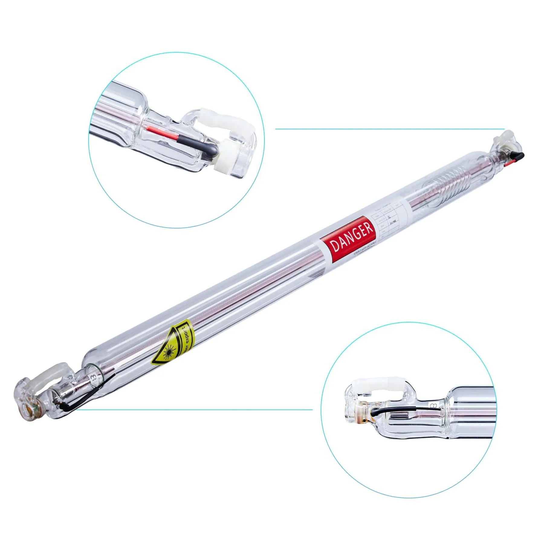 60W CO2 Laser Tube for Laser Engraver Cutting Machines | 0060