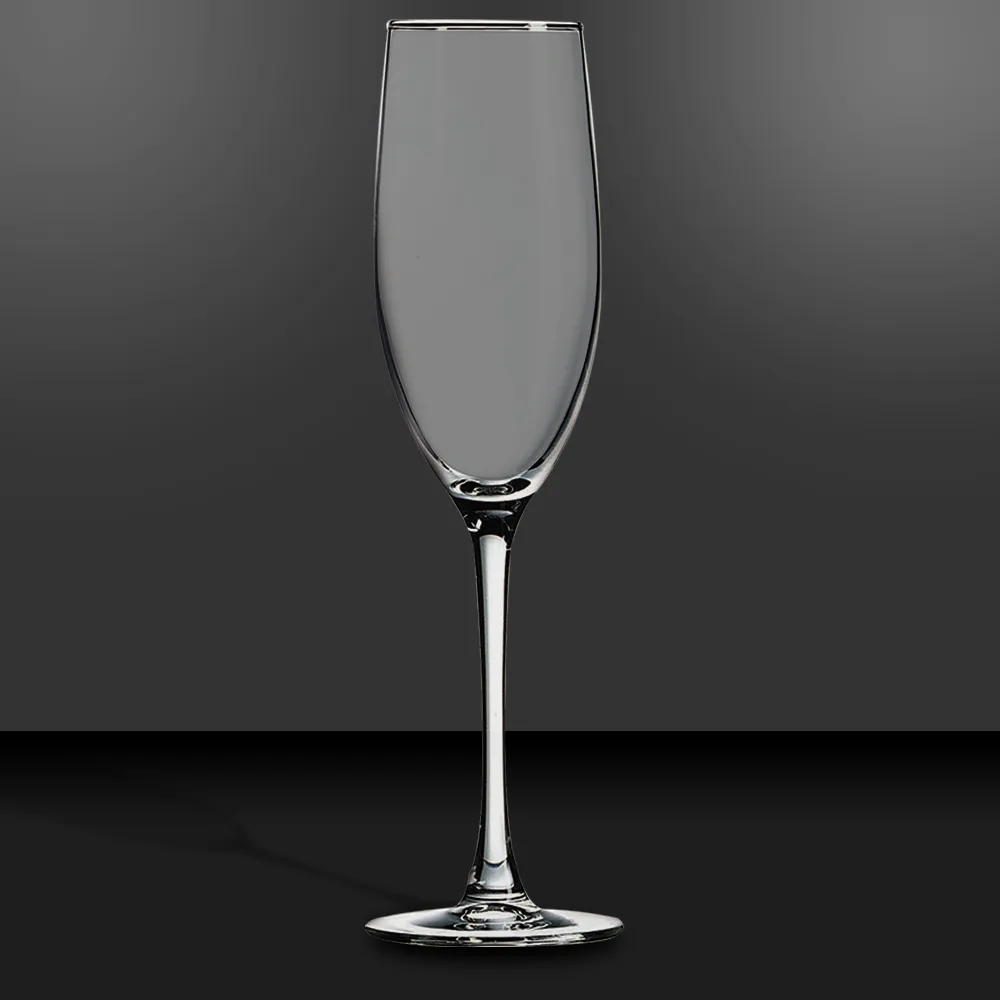 8 oz Glass Champagne Flutes - Bulk or Single Glasses