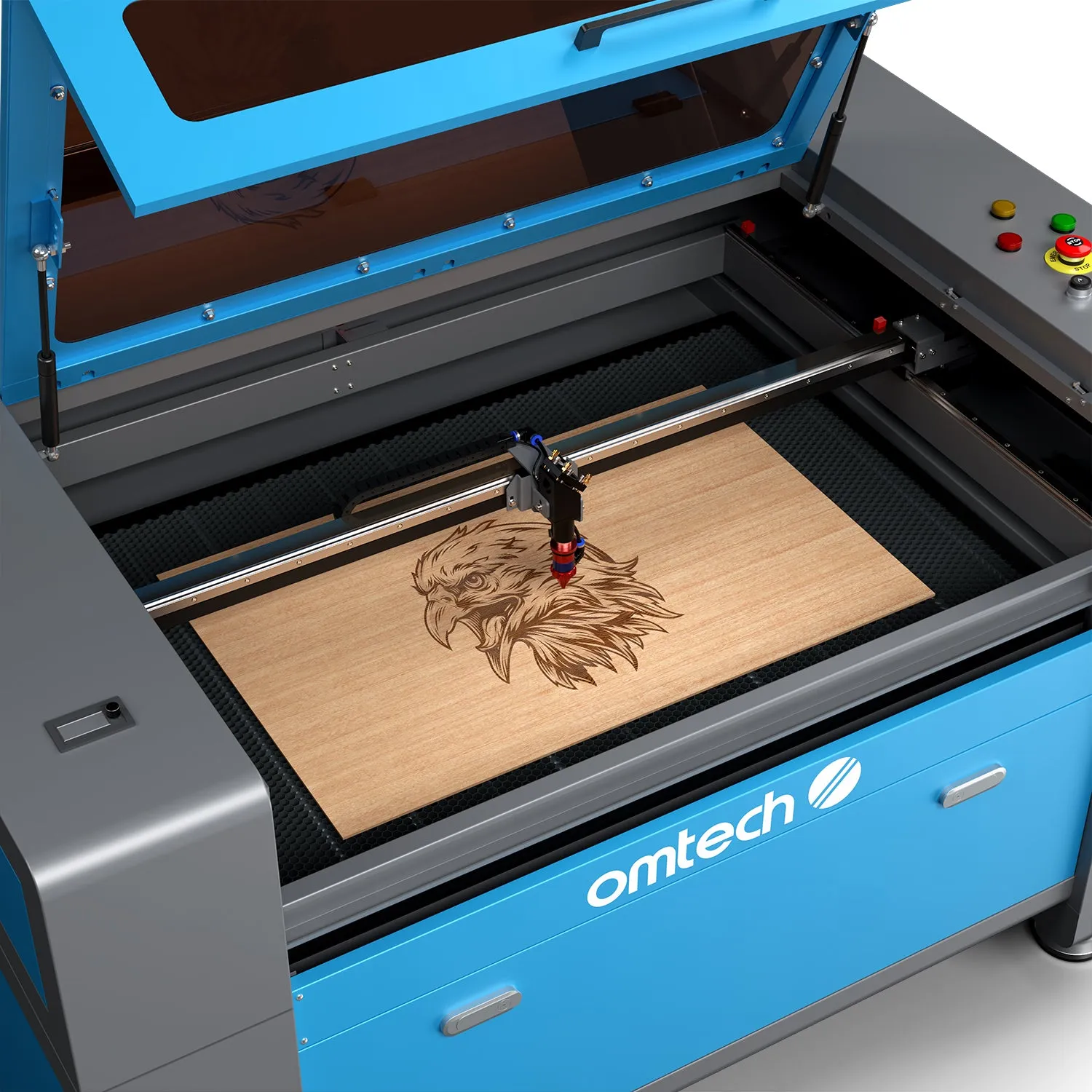 80W CO2 Laser Cutter and Engraver with 900x600mm Engraving Area | Turbo-968
