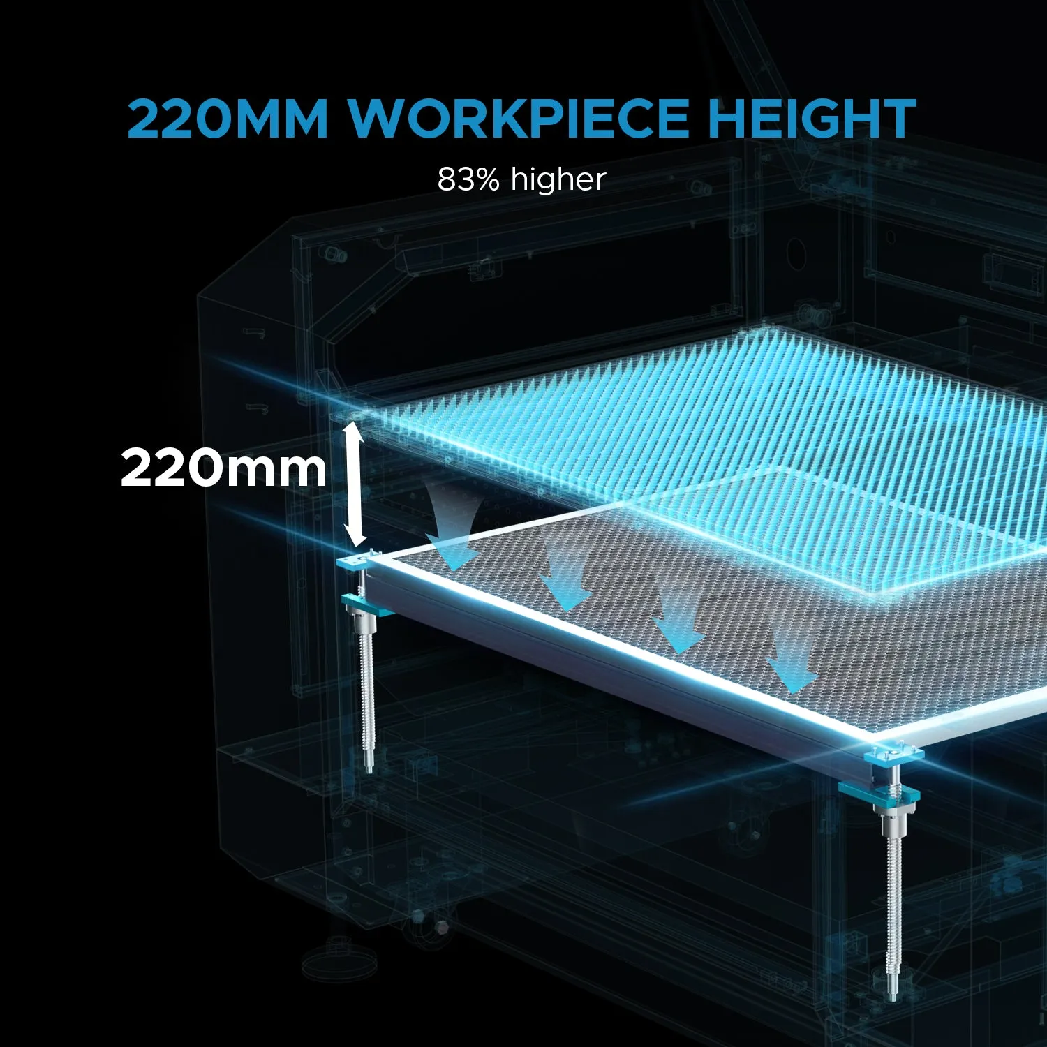 90W CO2 Laser Cutter and Engraver with 900x600mm Engraving Area with Auto Focus| PRONTO 40