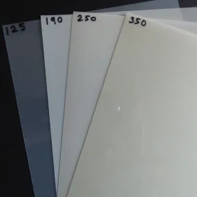 A2 (420 x 600mm) Mylar sheets - all microns