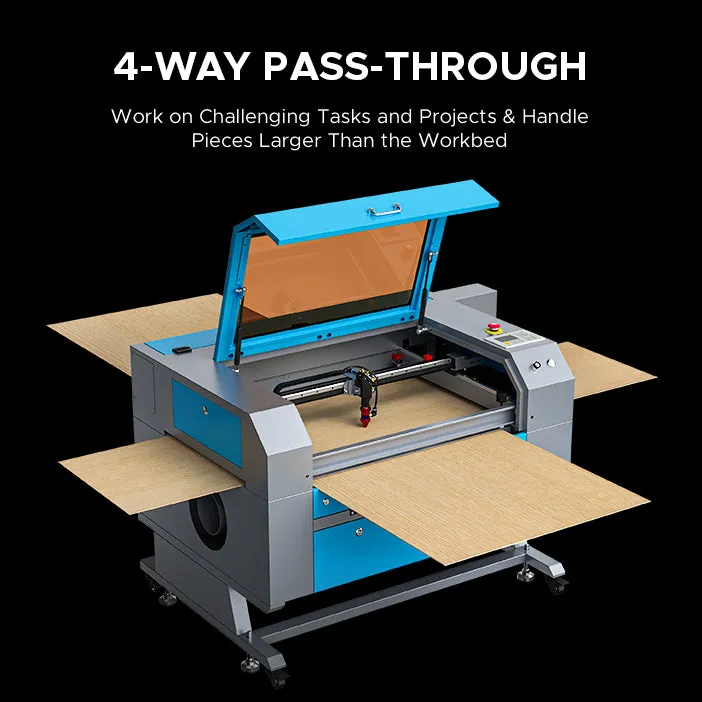 AF2028-80 - 80W CO2 LASER ENGRAVER CUTTING MACHINE WITH 20" X 28" WORKING AREA AND AUTOFOCUS