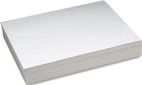 Alternate Dotted 1/2" Ruled Newsprint Paper' 11 X 8-1/2' White' 500 Sheets/Pack