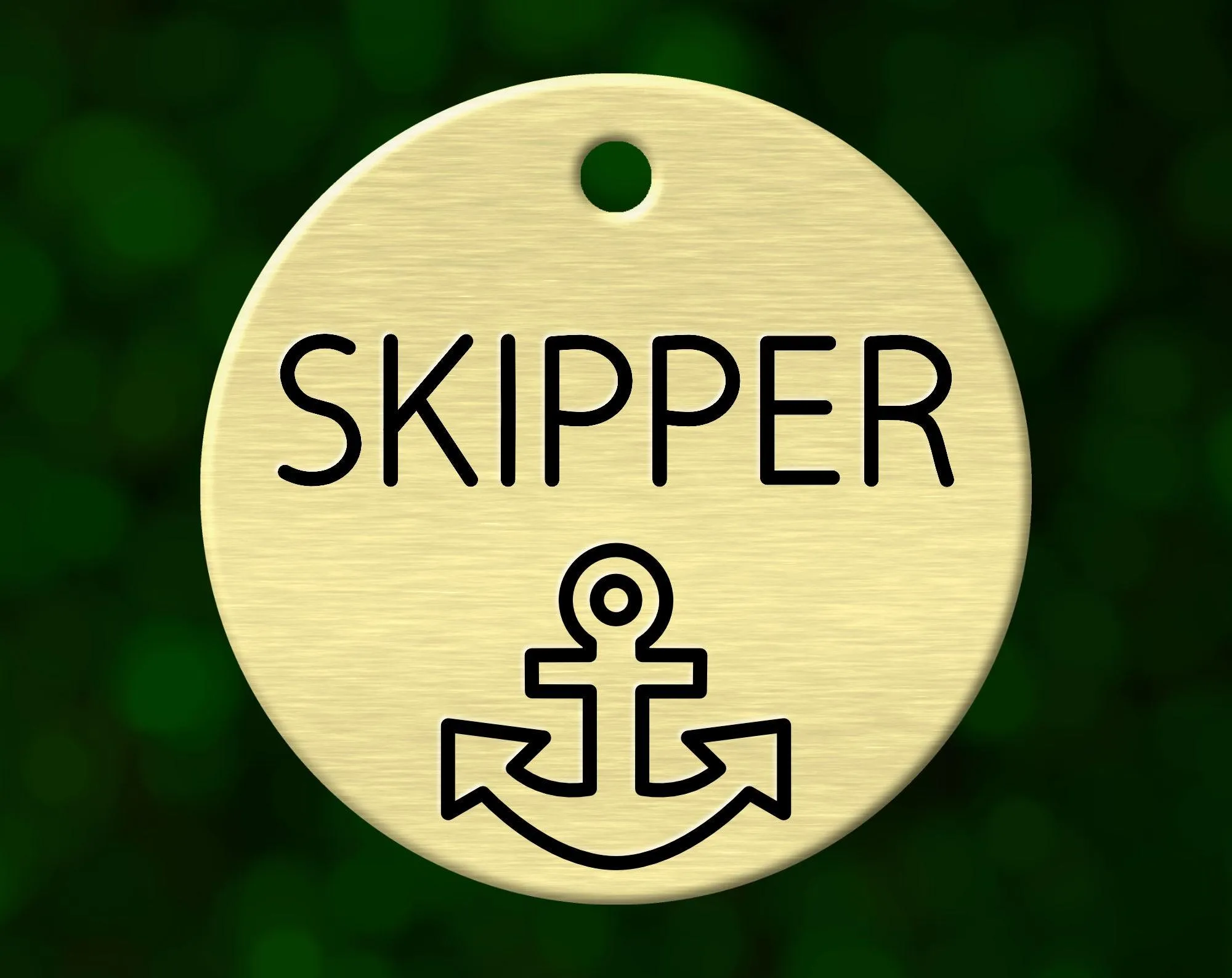Anchor Dog Tag