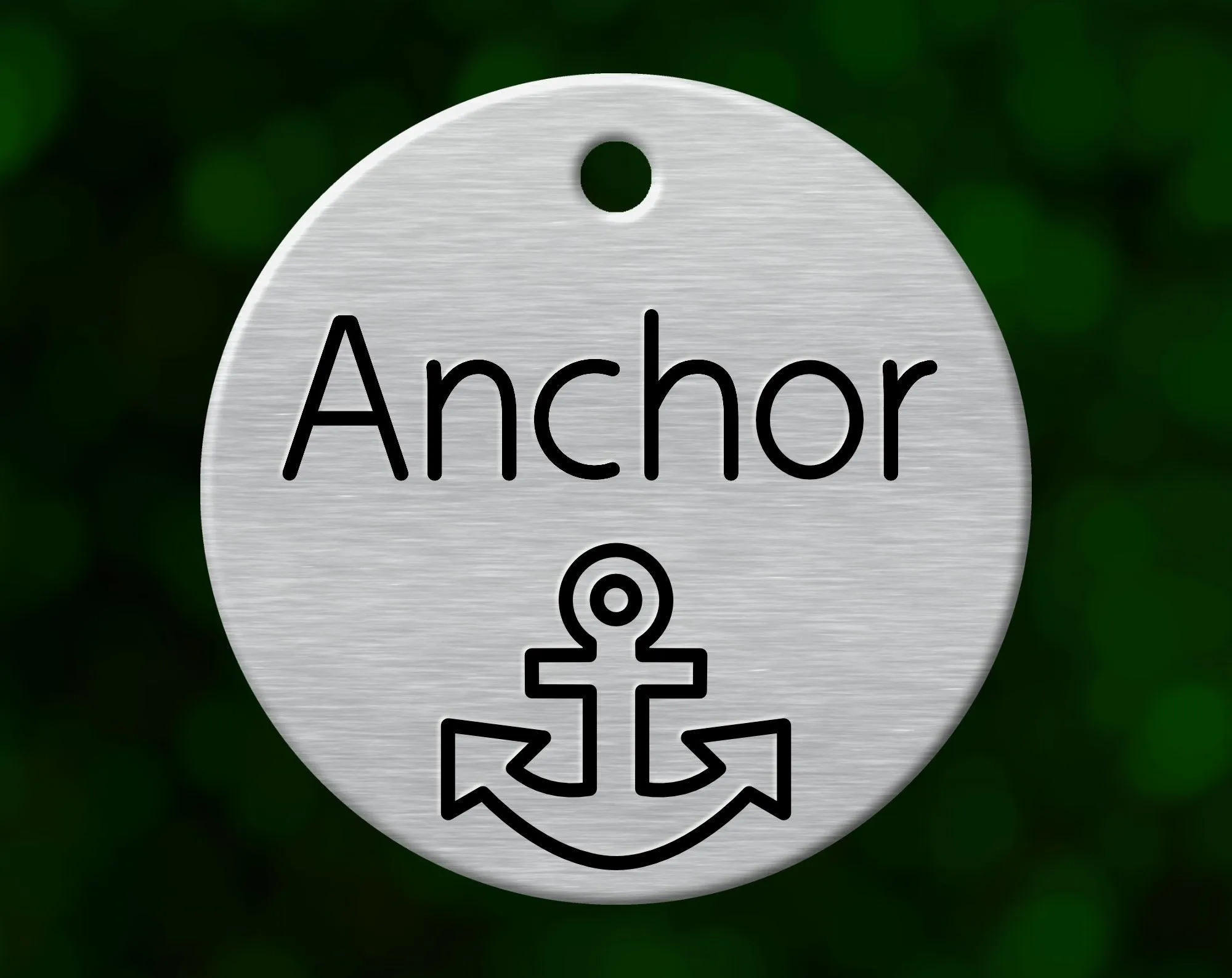 Anchor Dog Tag