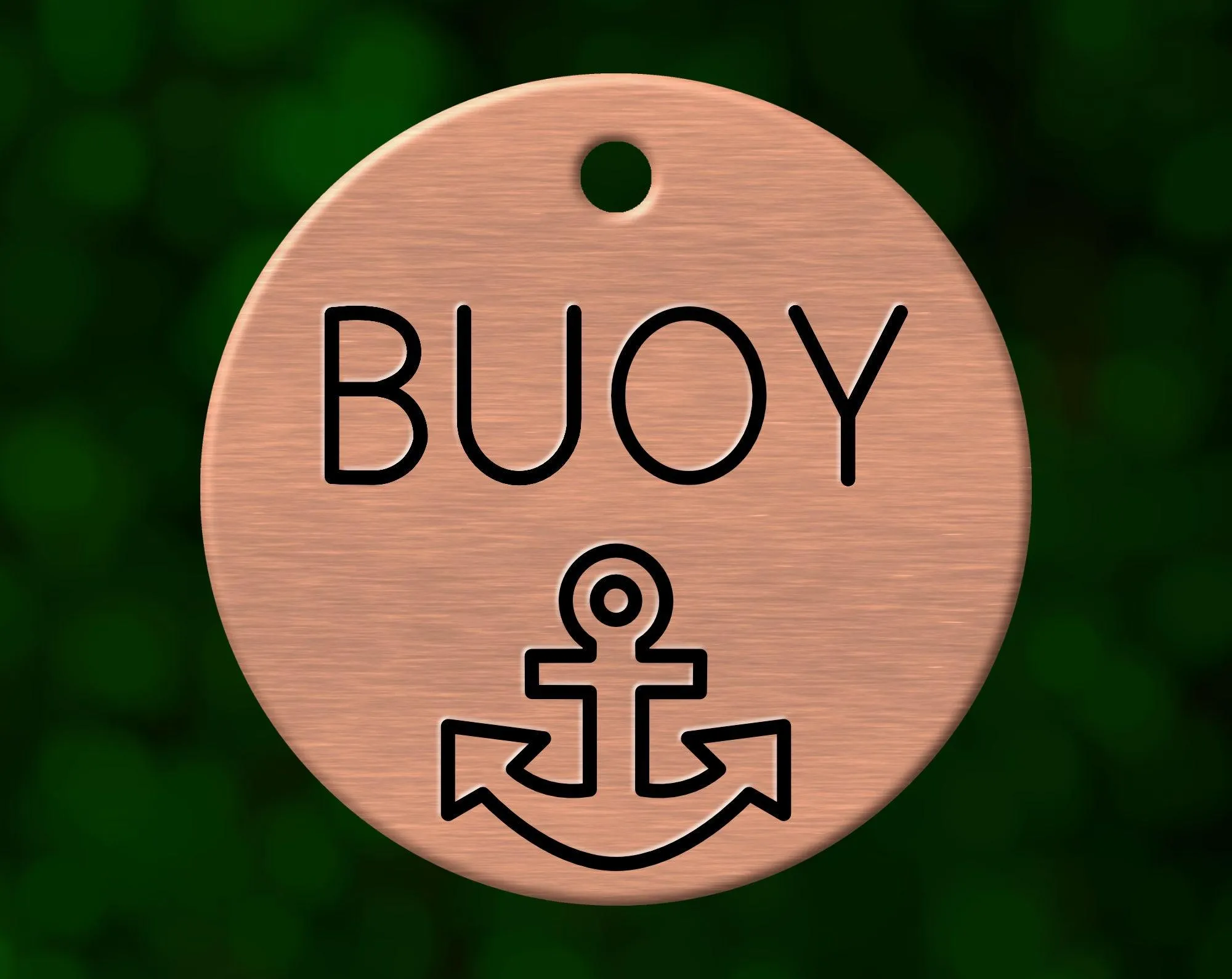 Anchor Dog Tag