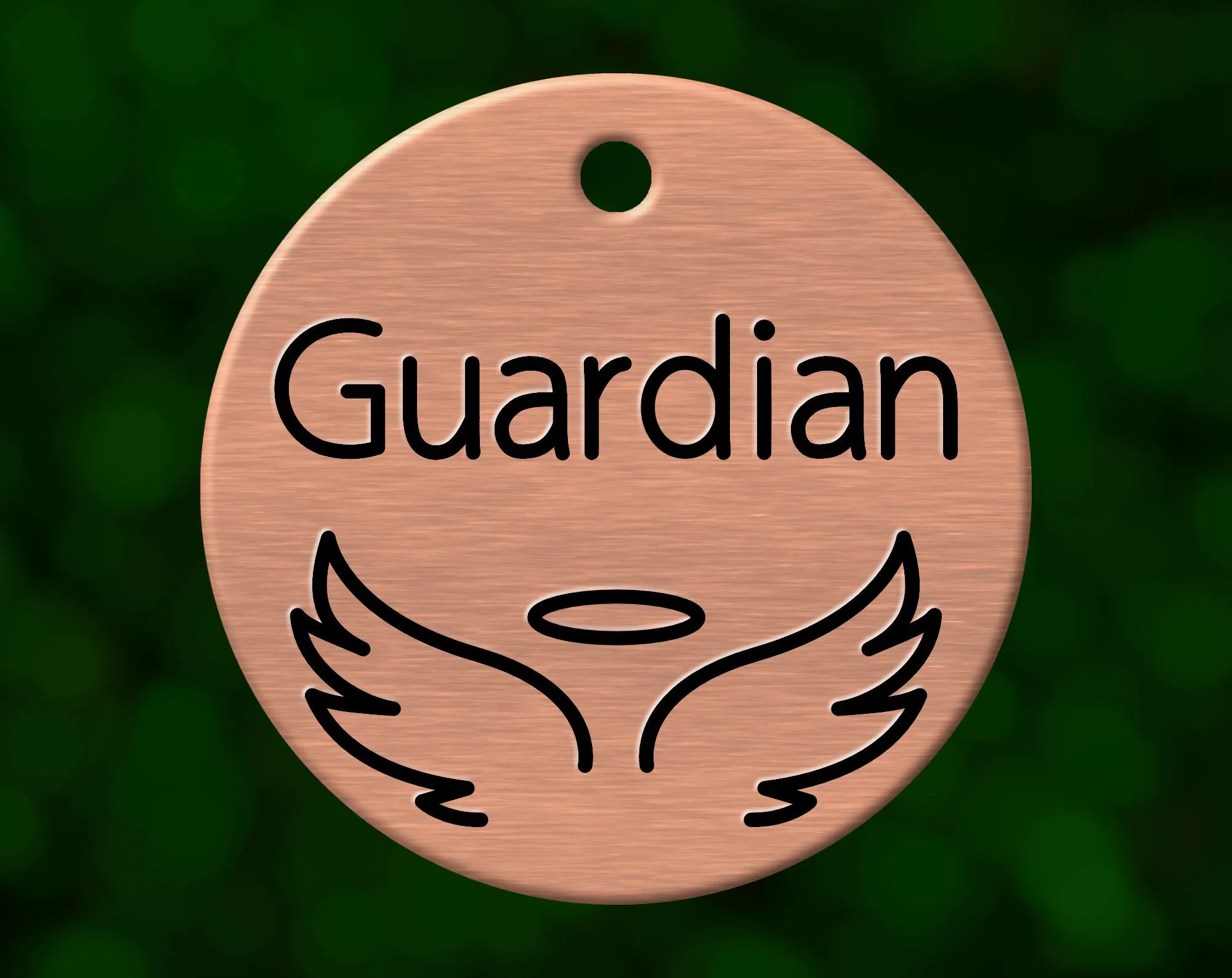 Angel Wings Dog Tag