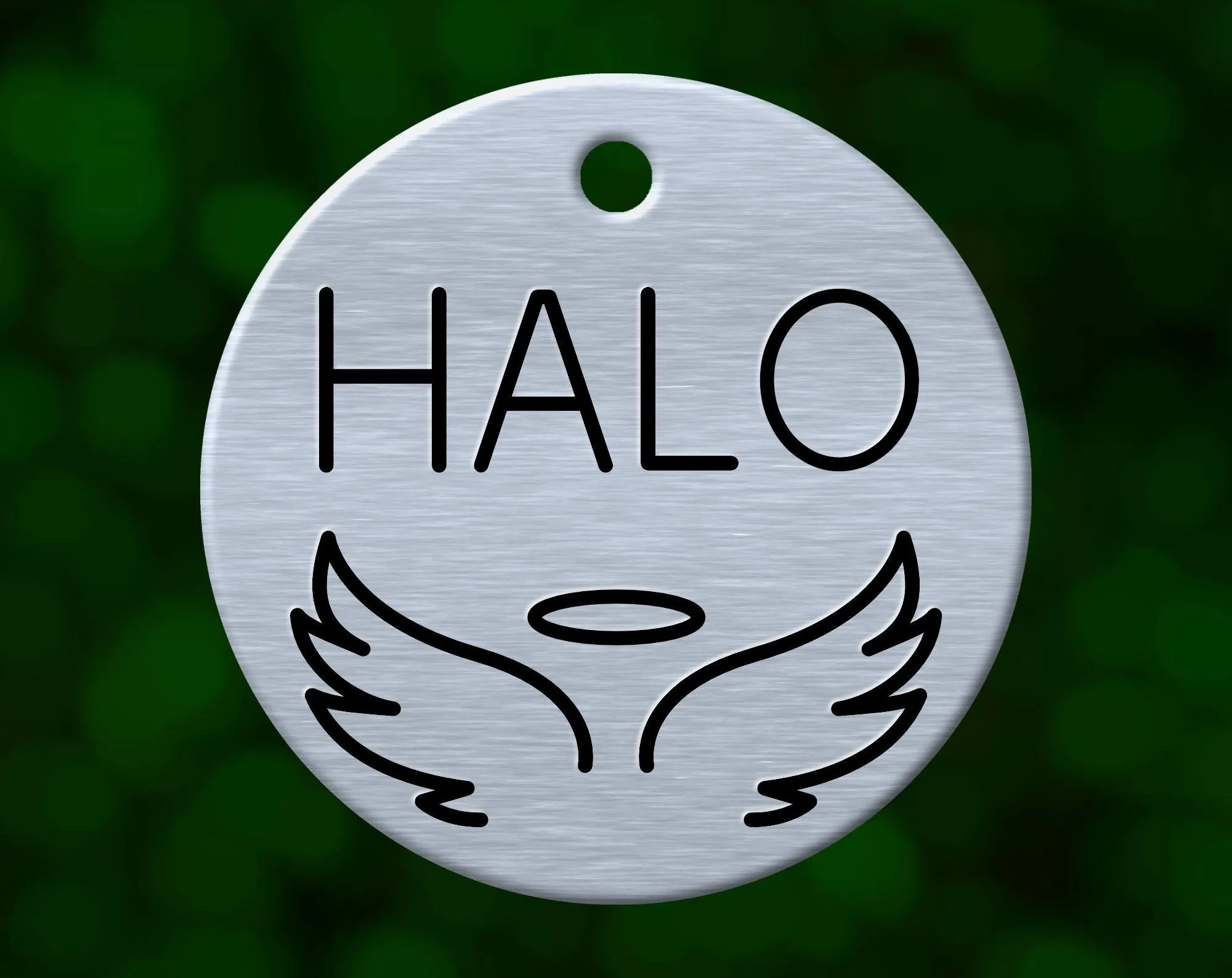 Angel Wings Dog Tag