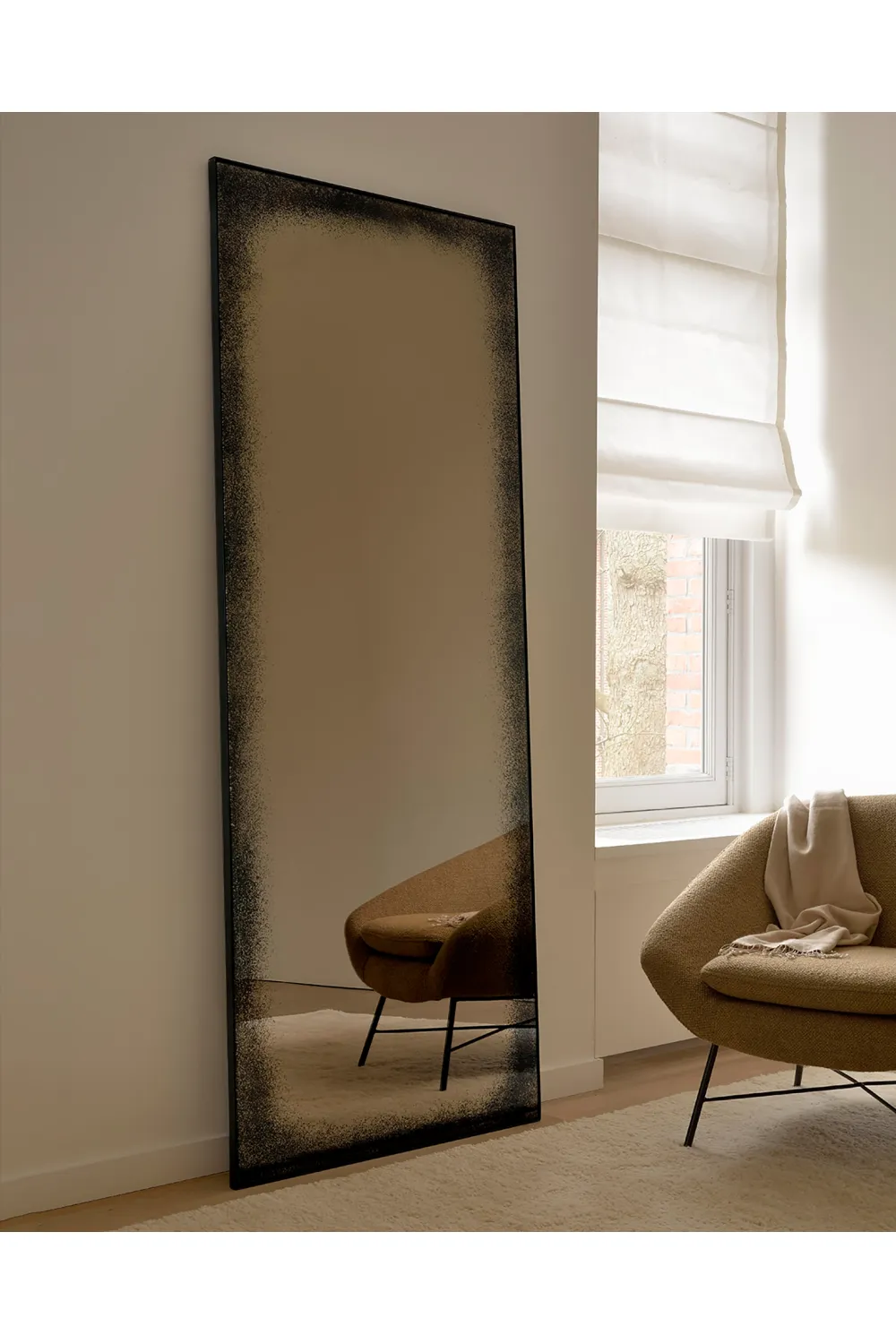 Antique Floor Mirror | Ethnicraft Bronze