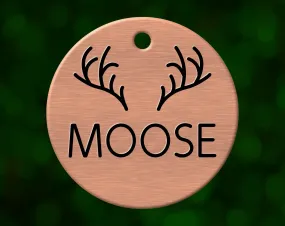 Antlers Dog Tag